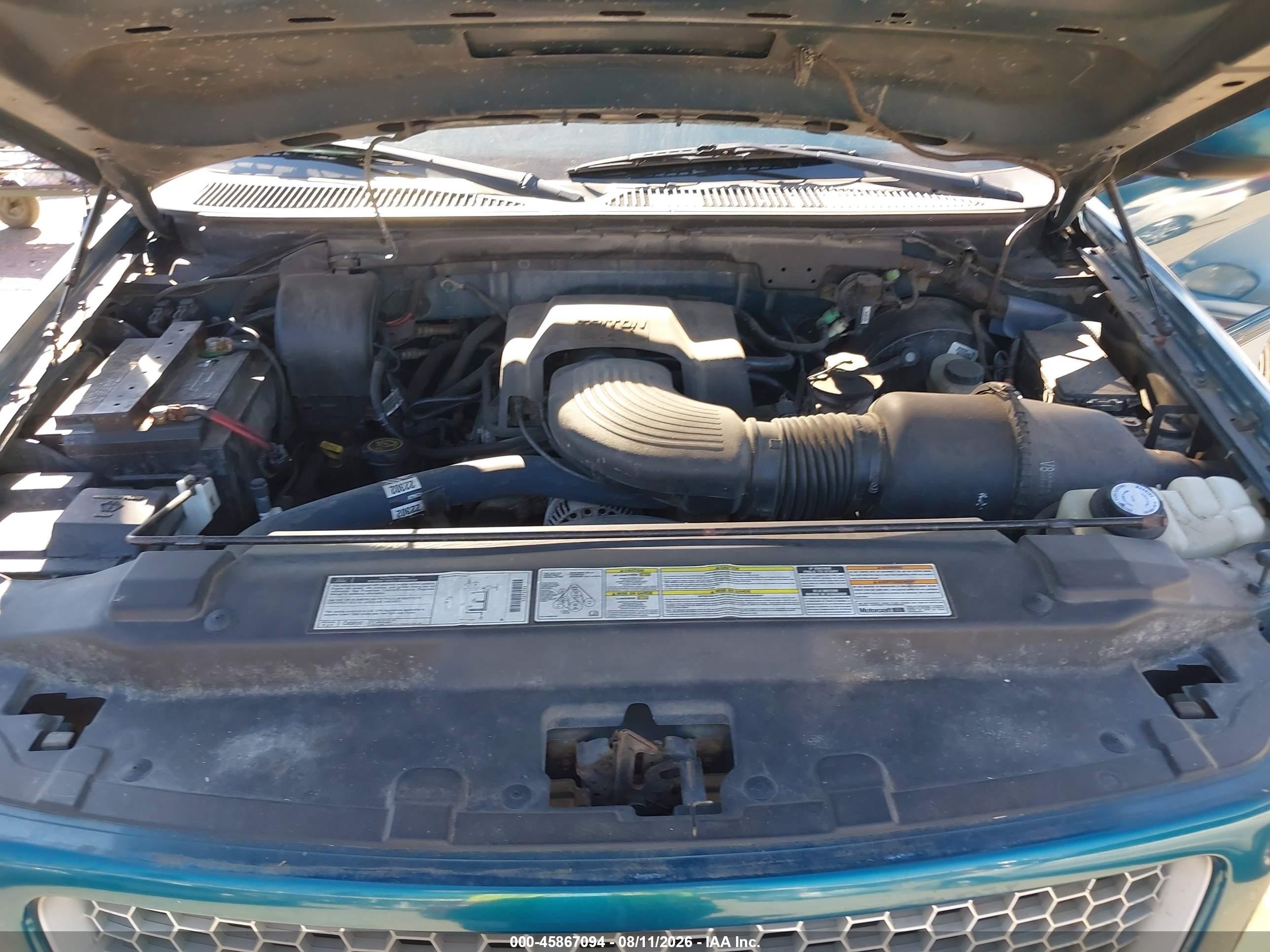 1999 Ford F-250 Lariat/work Series/xl/xlt Blue vin: 2FTPX28L3XCA81356
