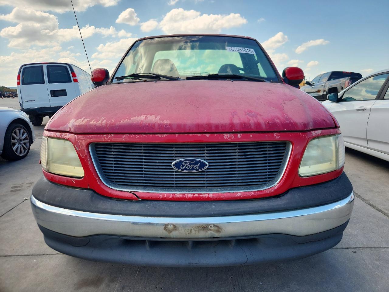 2003 Ford F150 Red vin: 2FTRF07263CA54493