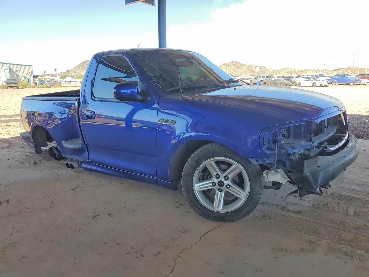 2004 Ford F150 Svt Lightning Blue vin: 2FTRF07334CA49262