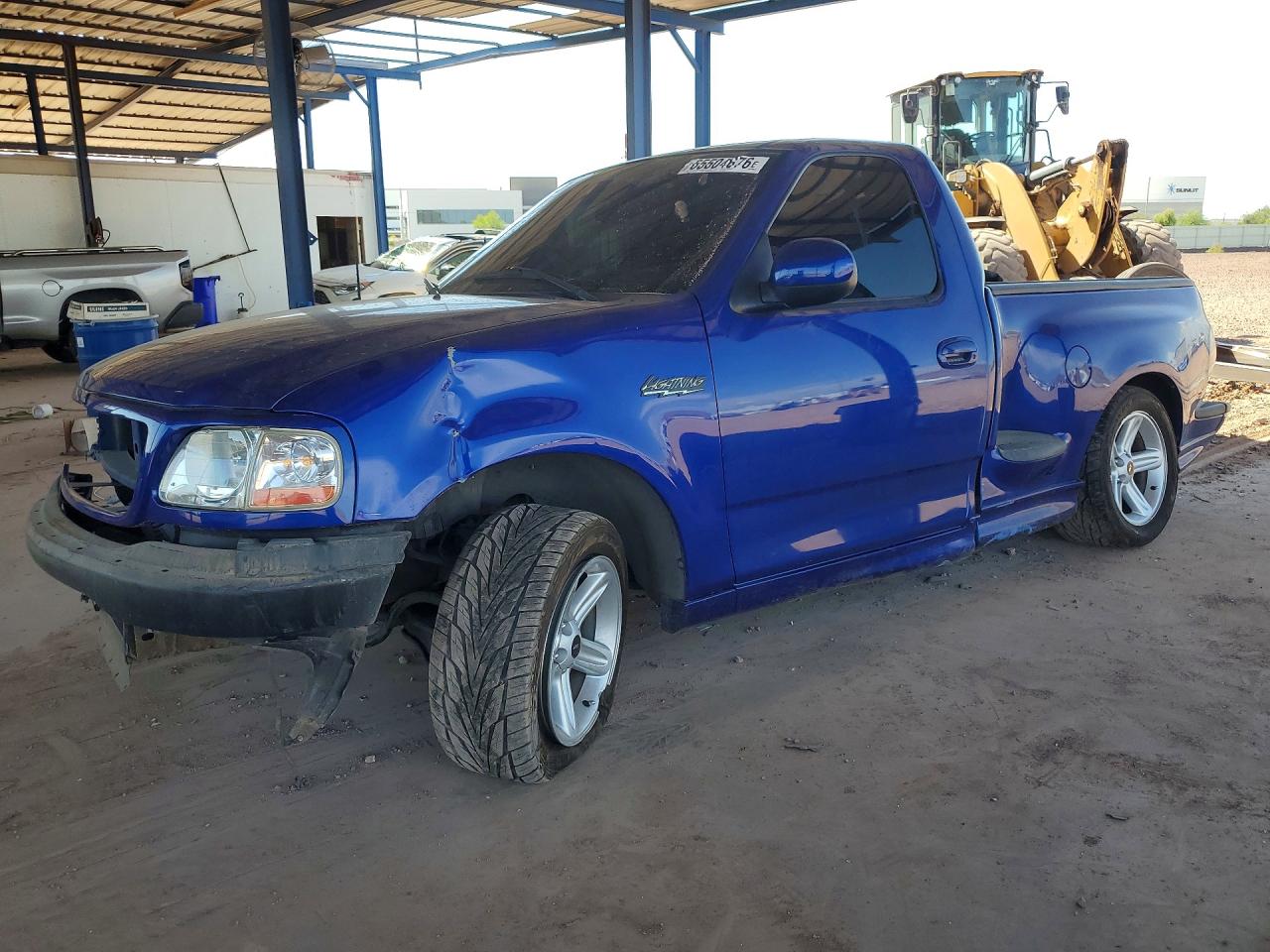 2004 Ford F150 Svt Lightning Blue vin: 2FTRF07334CA49262