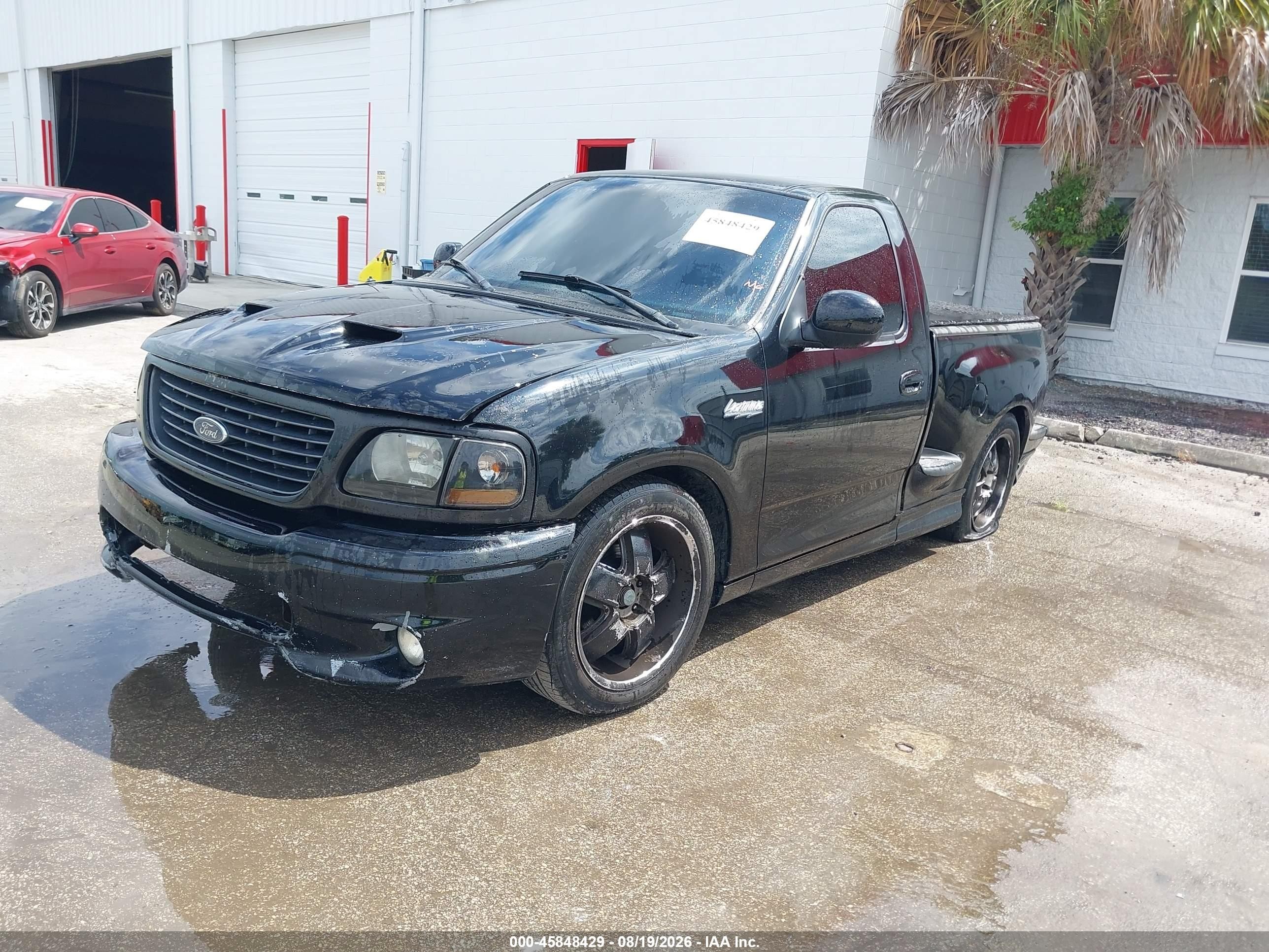 2003 Ford F-150 Lightning Black vin: 2FTRF07363CA77202