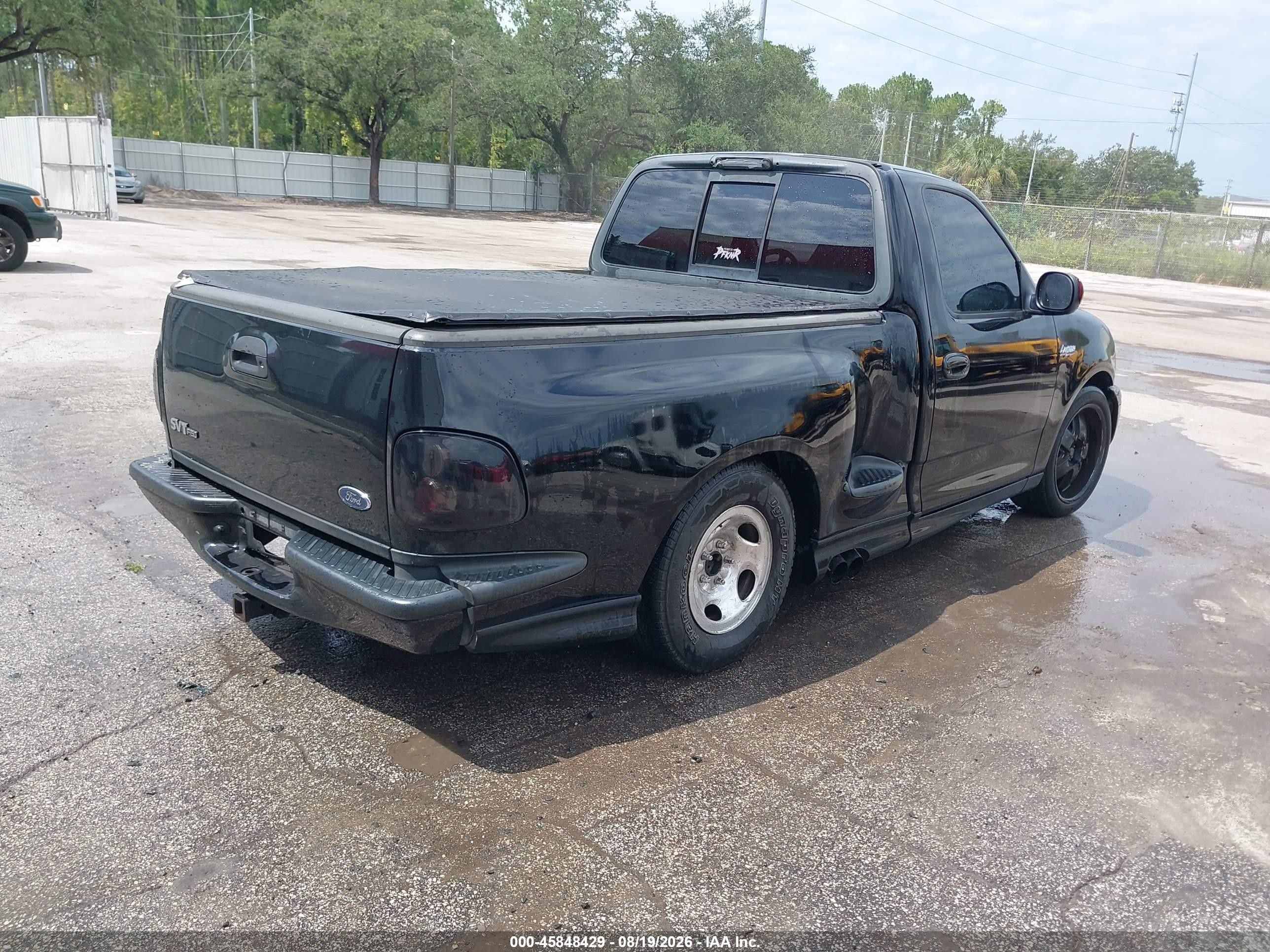 2003 Ford F-150 Lightning Black vin: 2FTRF07363CA77202