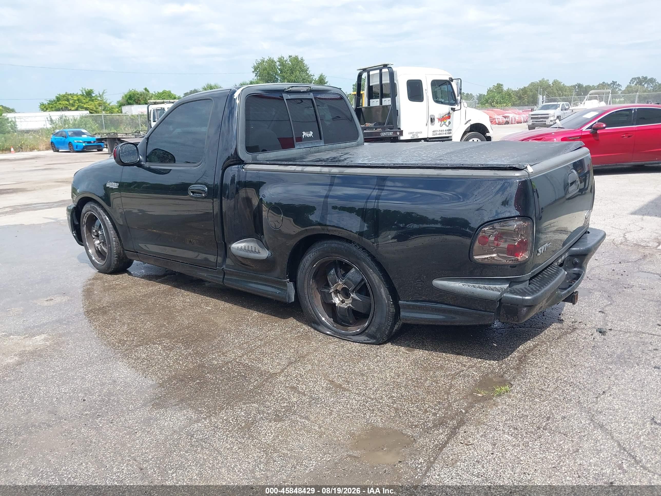 2003 Ford F-150 Lightning Black vin: 2FTRF07363CA77202