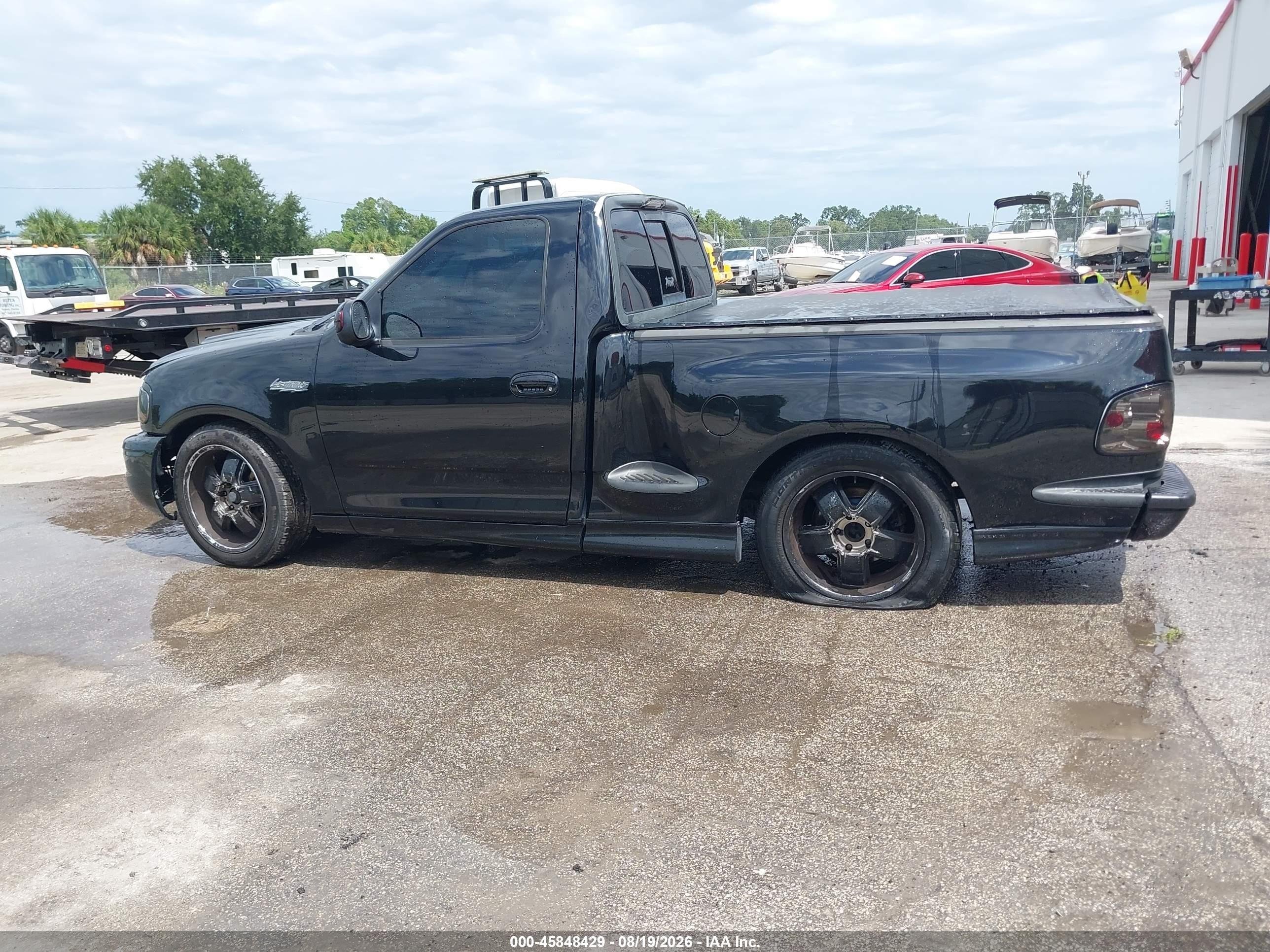2003 Ford F-150 Lightning Black vin: 2FTRF07363CA77202