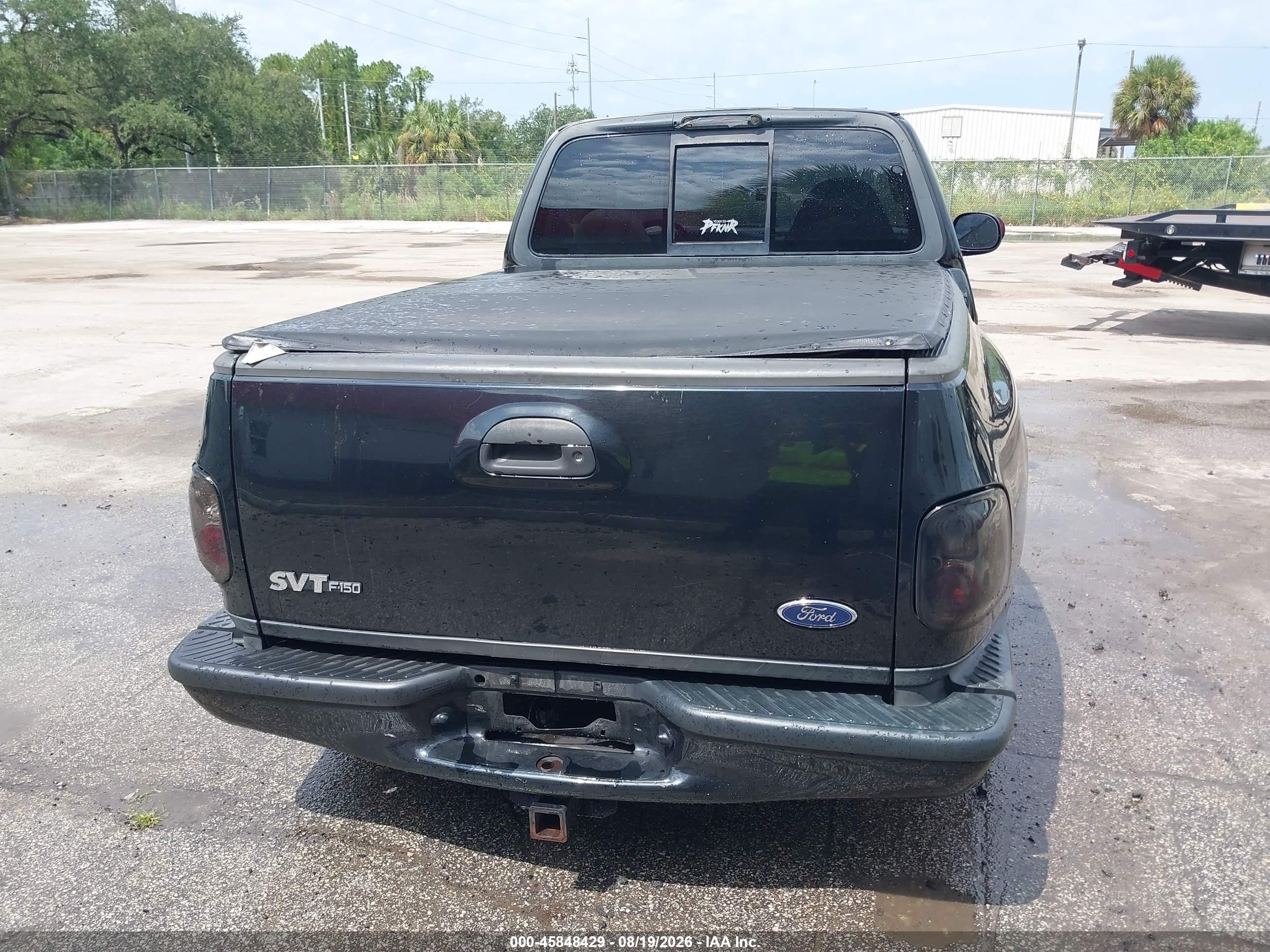 2003 Ford F-150 Lightning Black vin: 2FTRF07363CA77202