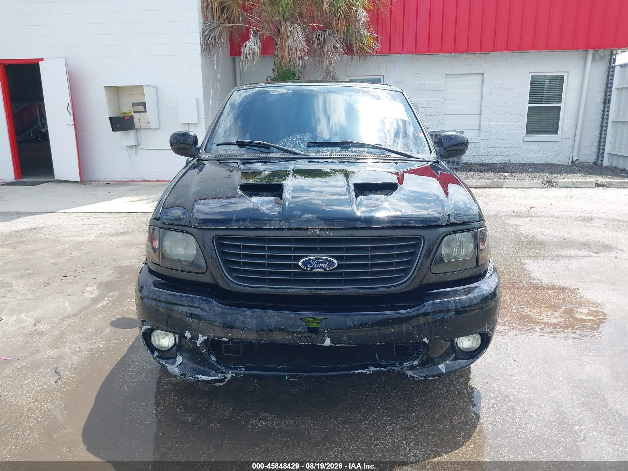 2003 Ford F-150 Lightning Black vin: 2FTRF07363CA77202
