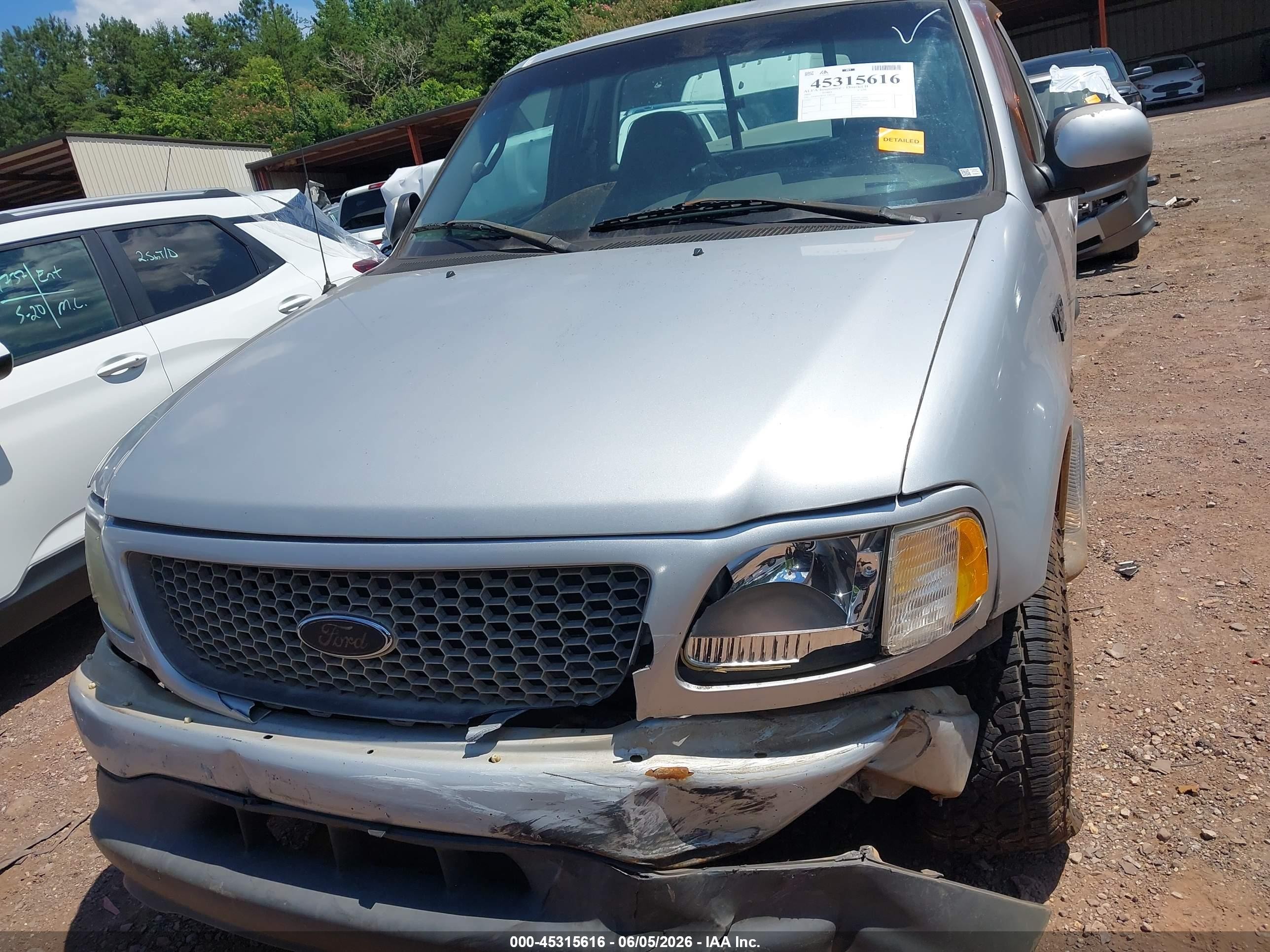 2001 Ford F-150 Xl/xlt Silver vin: 2FTRF07W01CA86601