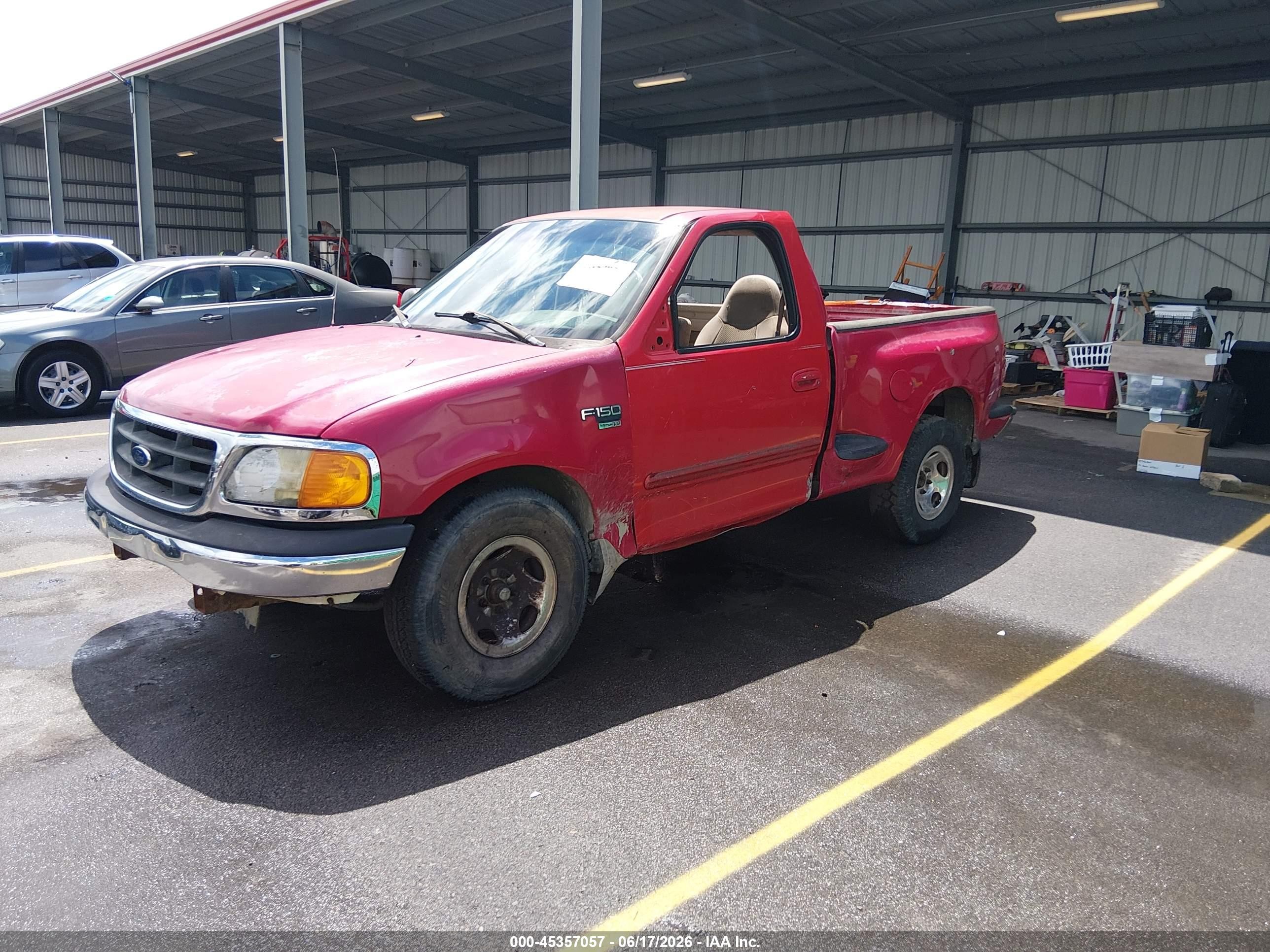 2004 Ford F-150 Heritage Xl/xlt Red vin: 2FTRF07WX4CA21999