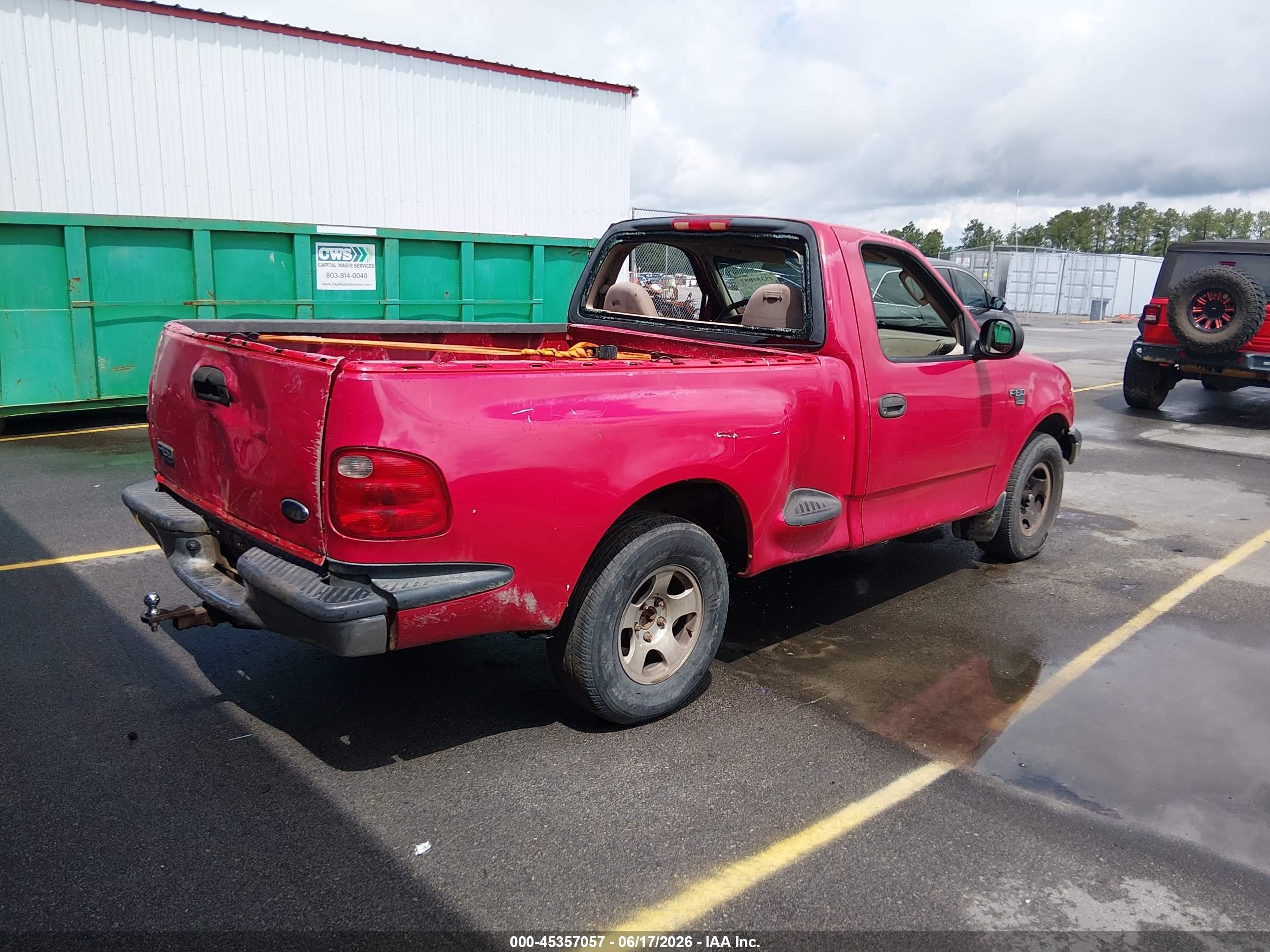 2004 Ford F-150 Heritage Xl/xlt Red vin: 2FTRF07WX4CA21999