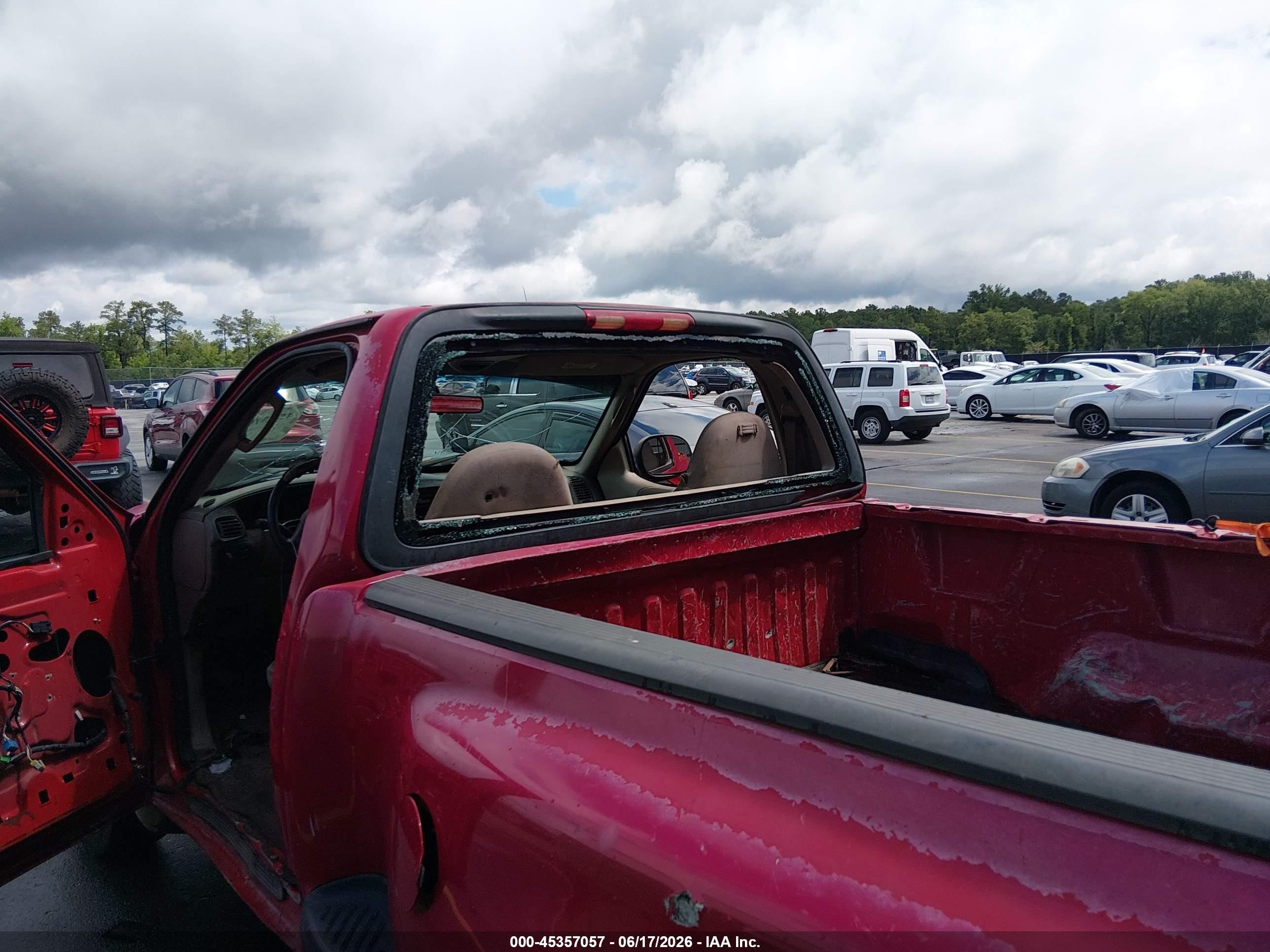 2004 Ford F-150 Heritage Xl/xlt Red vin: 2FTRF07WX4CA21999