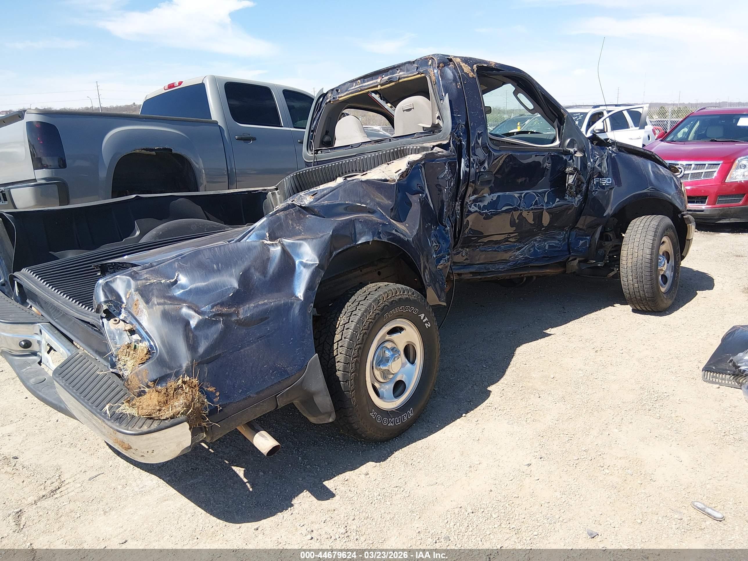 2003 Ford F-150 Xl/xlt Blue vin: 2FTRF17263CA27266