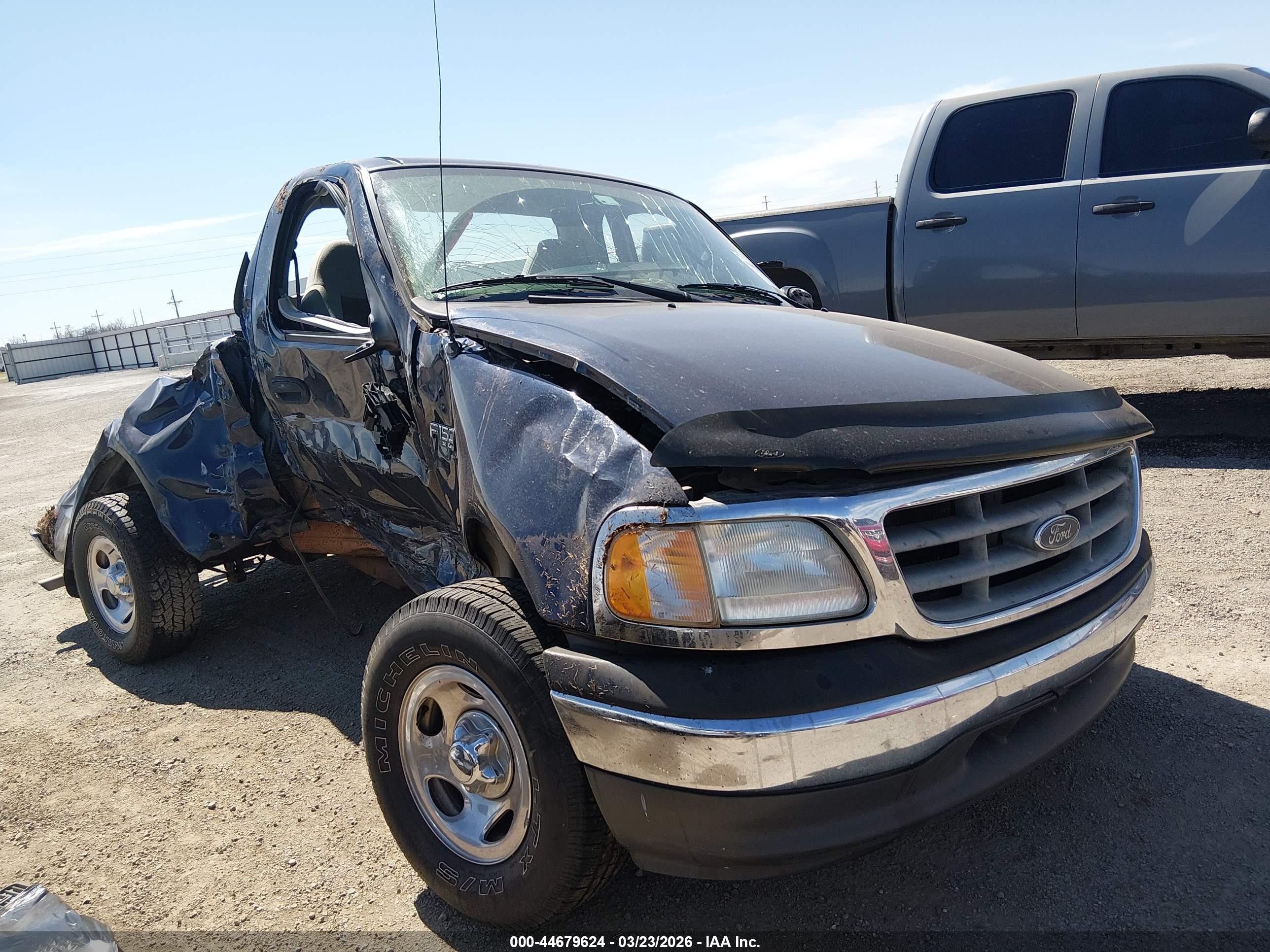 2003 Ford F-150 Xl/xlt Blue vin: 2FTRF17263CA27266