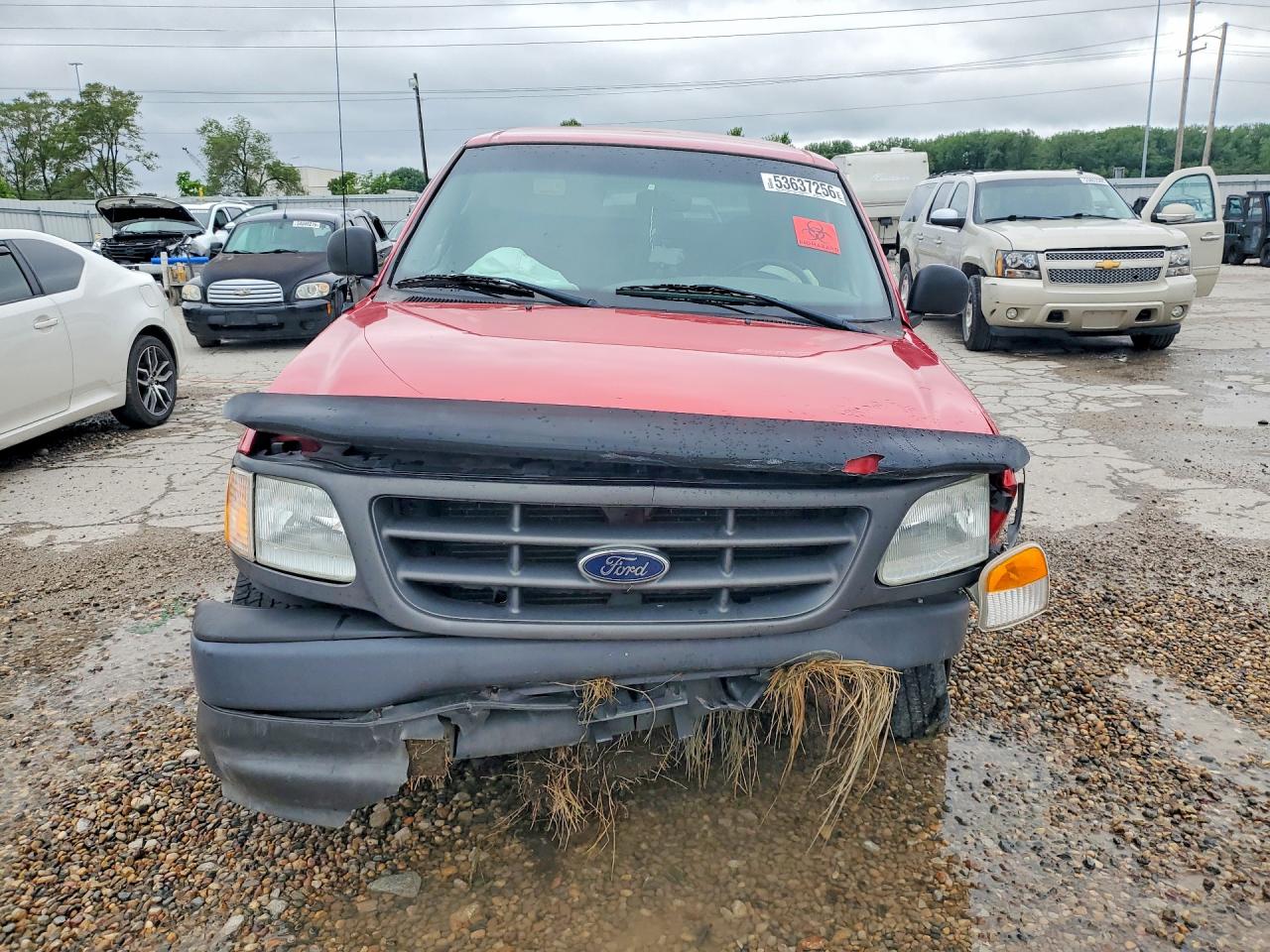 2003 Ford F150 Red vin: 2FTRF17263CA99309