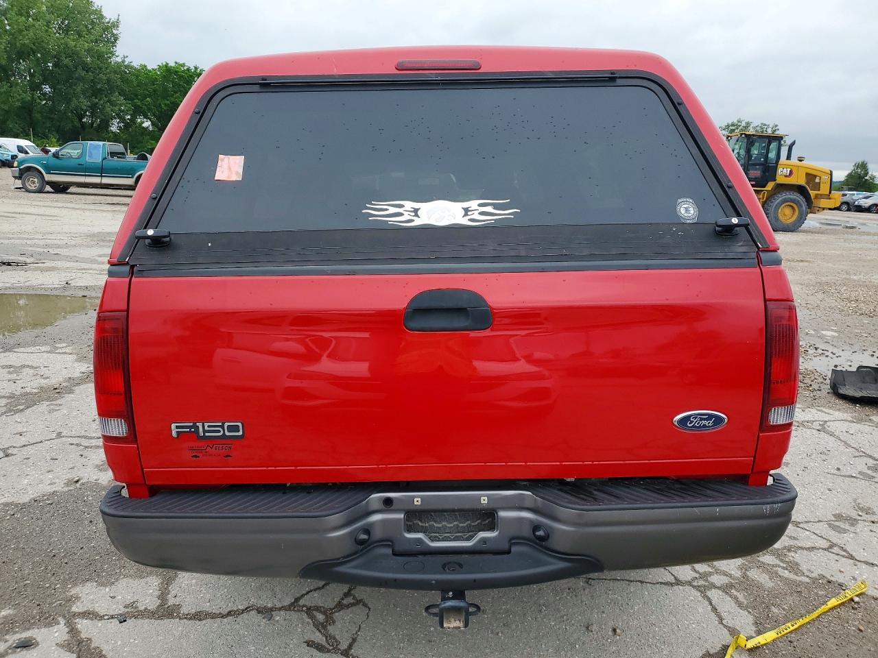 2003 Ford F150 Red vin: 2FTRF17263CA99309