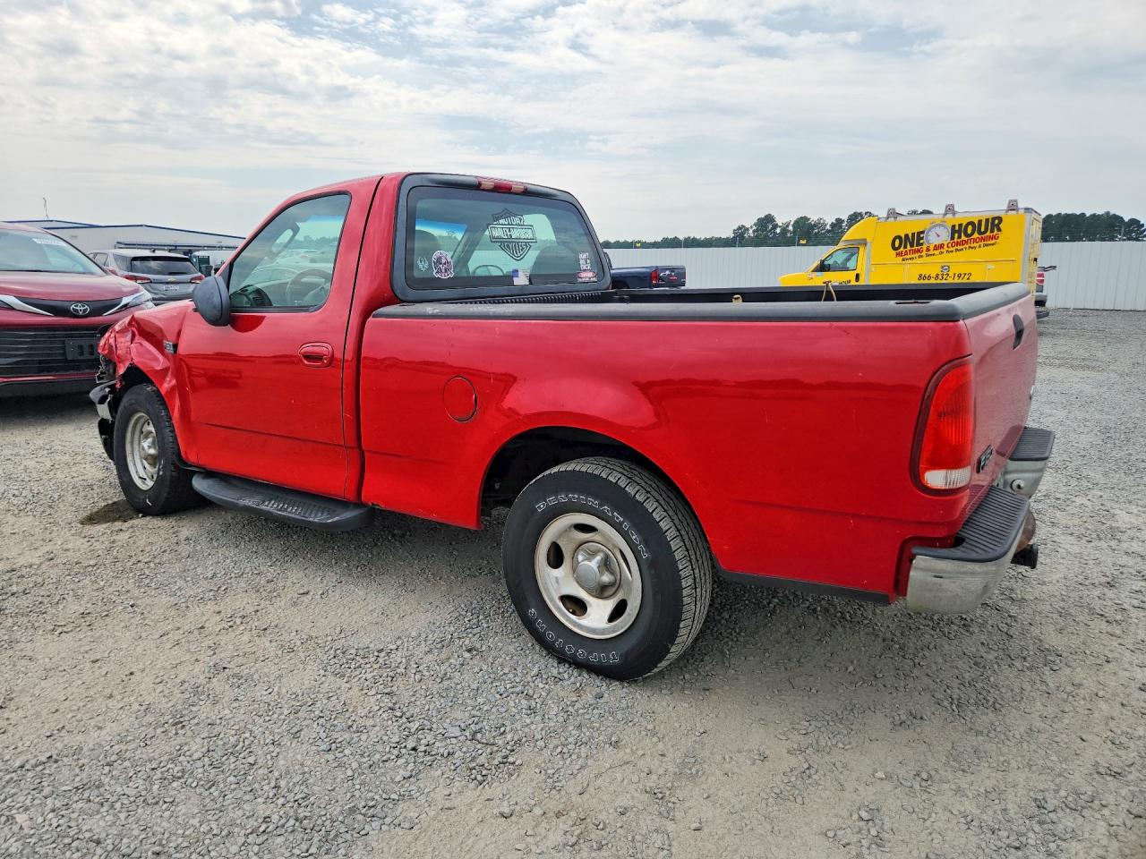 2003 Ford F150 Red vin: 2FTRF17293CA13202