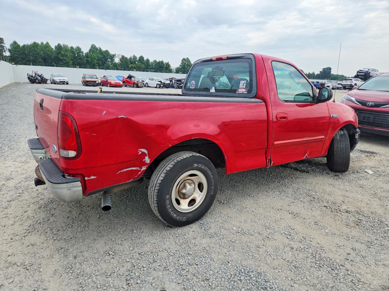 2003 Ford F150 Red vin: 2FTRF17293CA13202