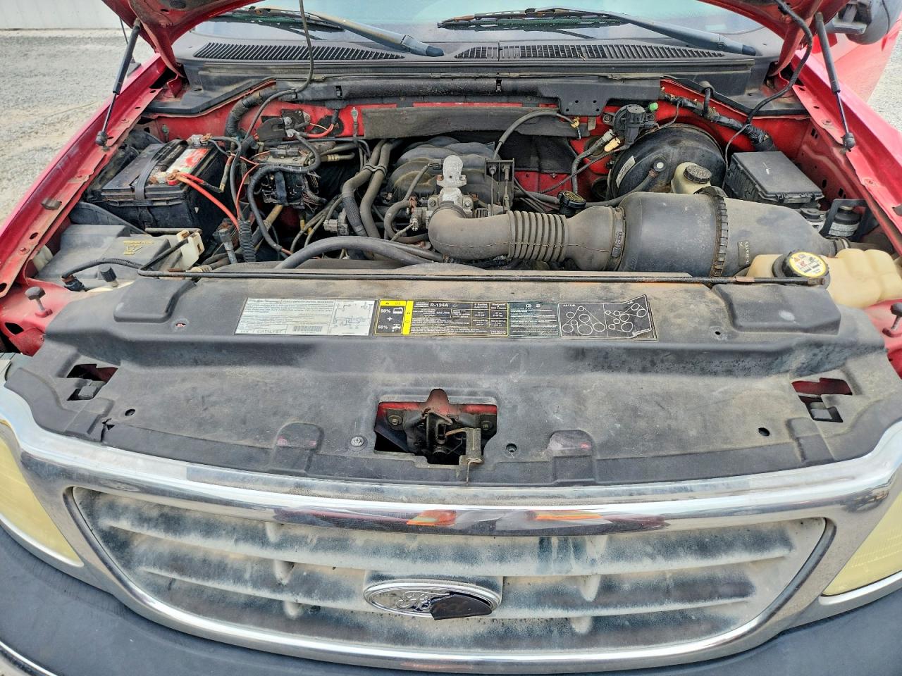 2003 Ford F150 Red vin: 2FTRF17293CA13202