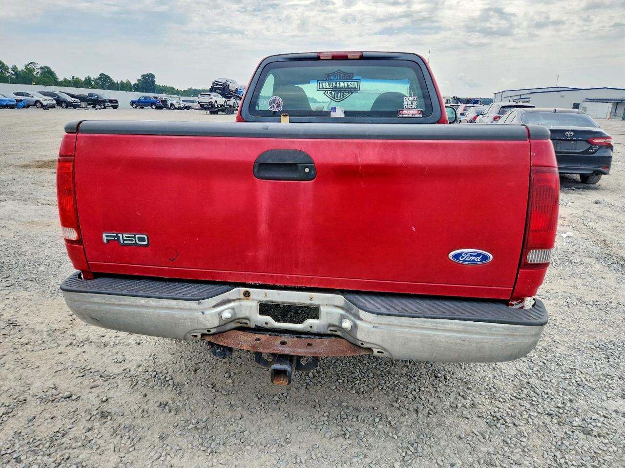 2003 Ford F150 Red vin: 2FTRF17293CA13202