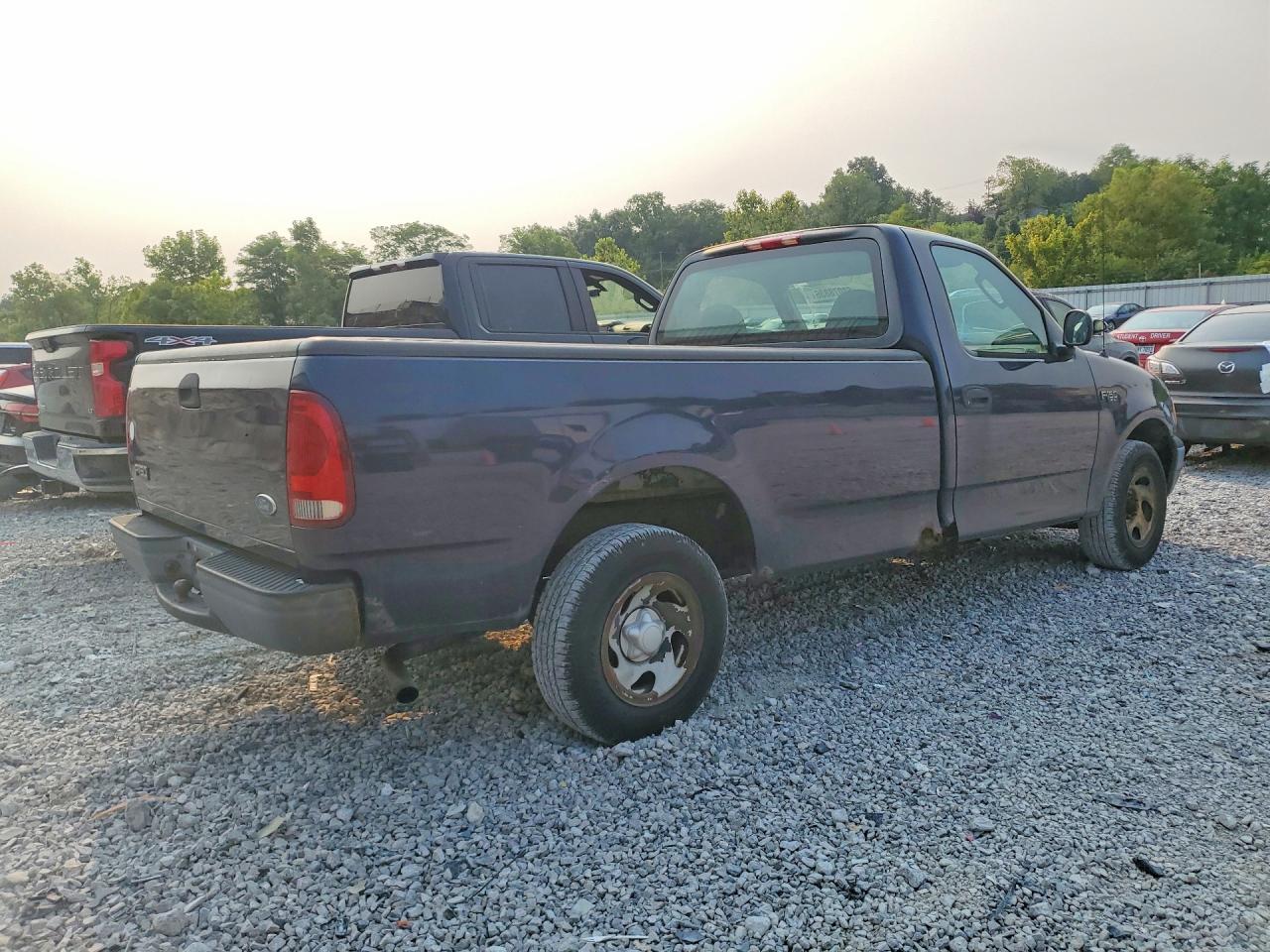 2003 Ford F150 Blue vin: 2FTRF17293CA33711