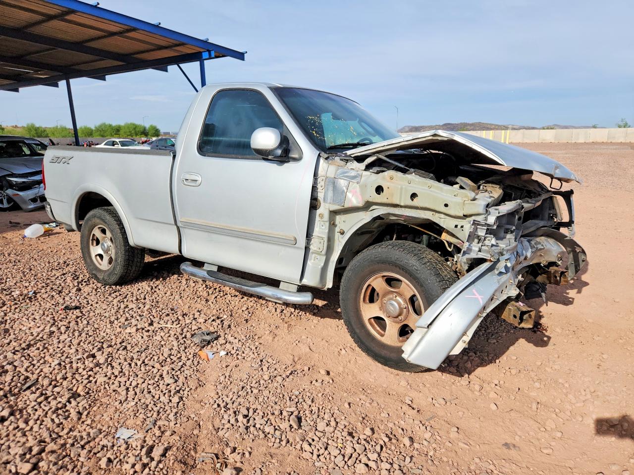 2003 Ford F150 Silver vin: 2FTRF17293CA50475