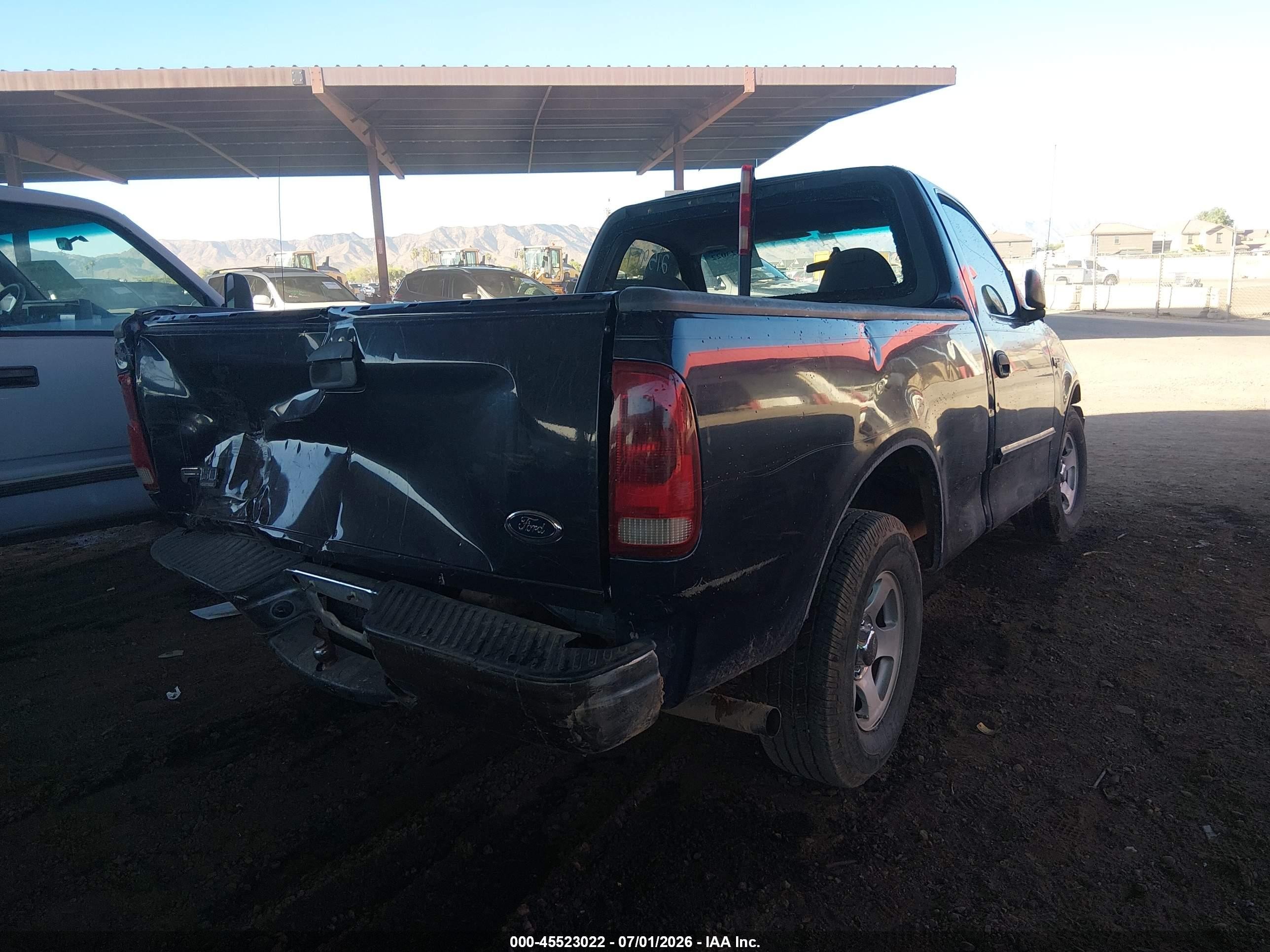 2004 Ford F-150 Heritage Xl/xlt Blue vin: 2FTRF172X4CA87522
