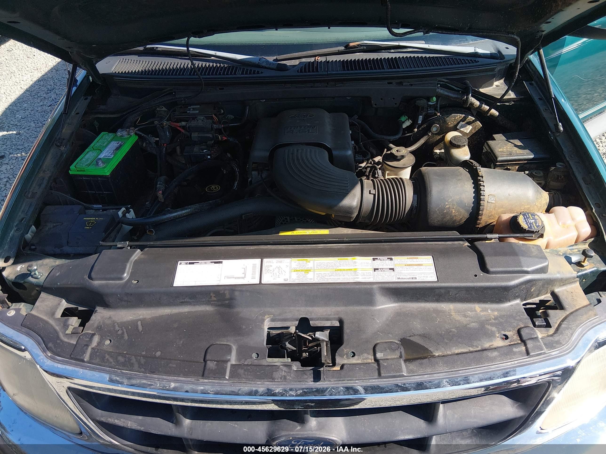 1998 Ford F-150 Lariat/standard/xl/xlt Зеленый vin: 2FTRF17W2WCA60627