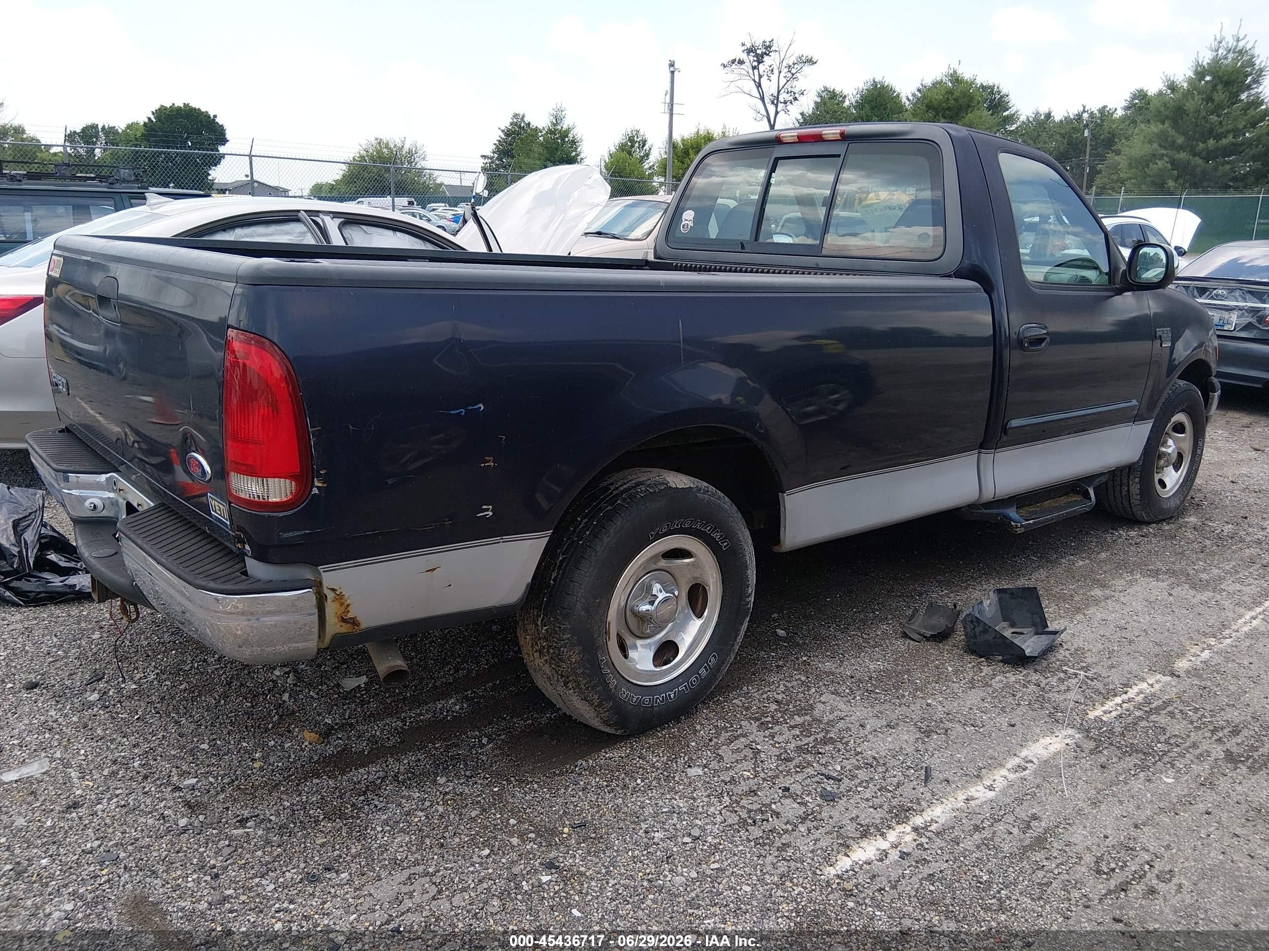 1999 Ford F-150 Lariat/work Series/xl/xlt Blue vin: 2FTRF17W7XCB02291