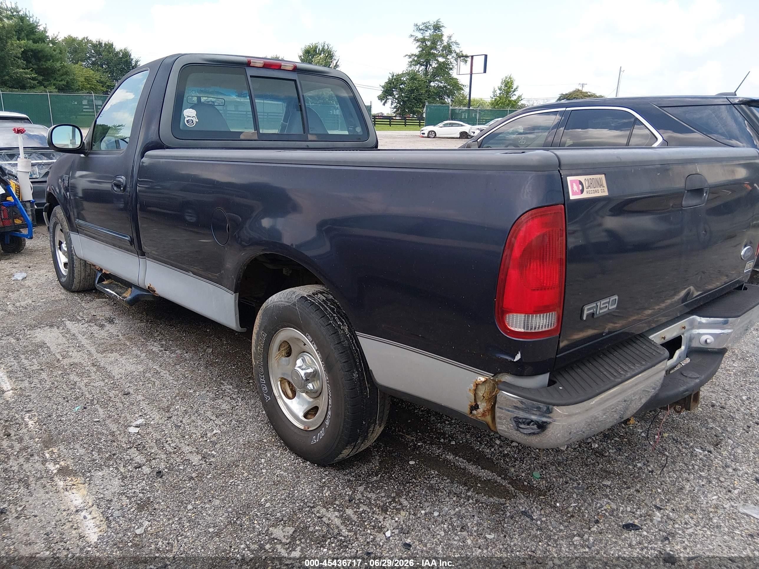 1999 Ford F-150 Lariat/work Series/xl/xlt Blue vin: 2FTRF17W7XCB02291