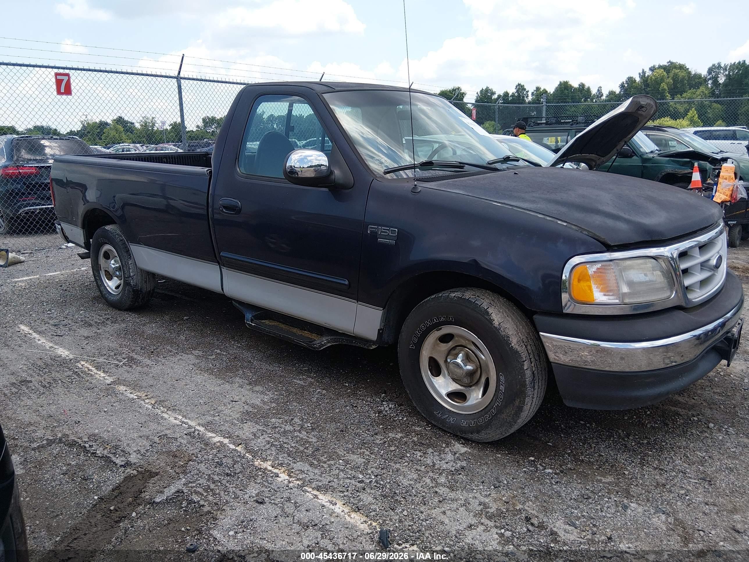 1999 Ford F-150 Lariat/work Series/xl/xlt Blue vin: 2FTRF17W7XCB02291