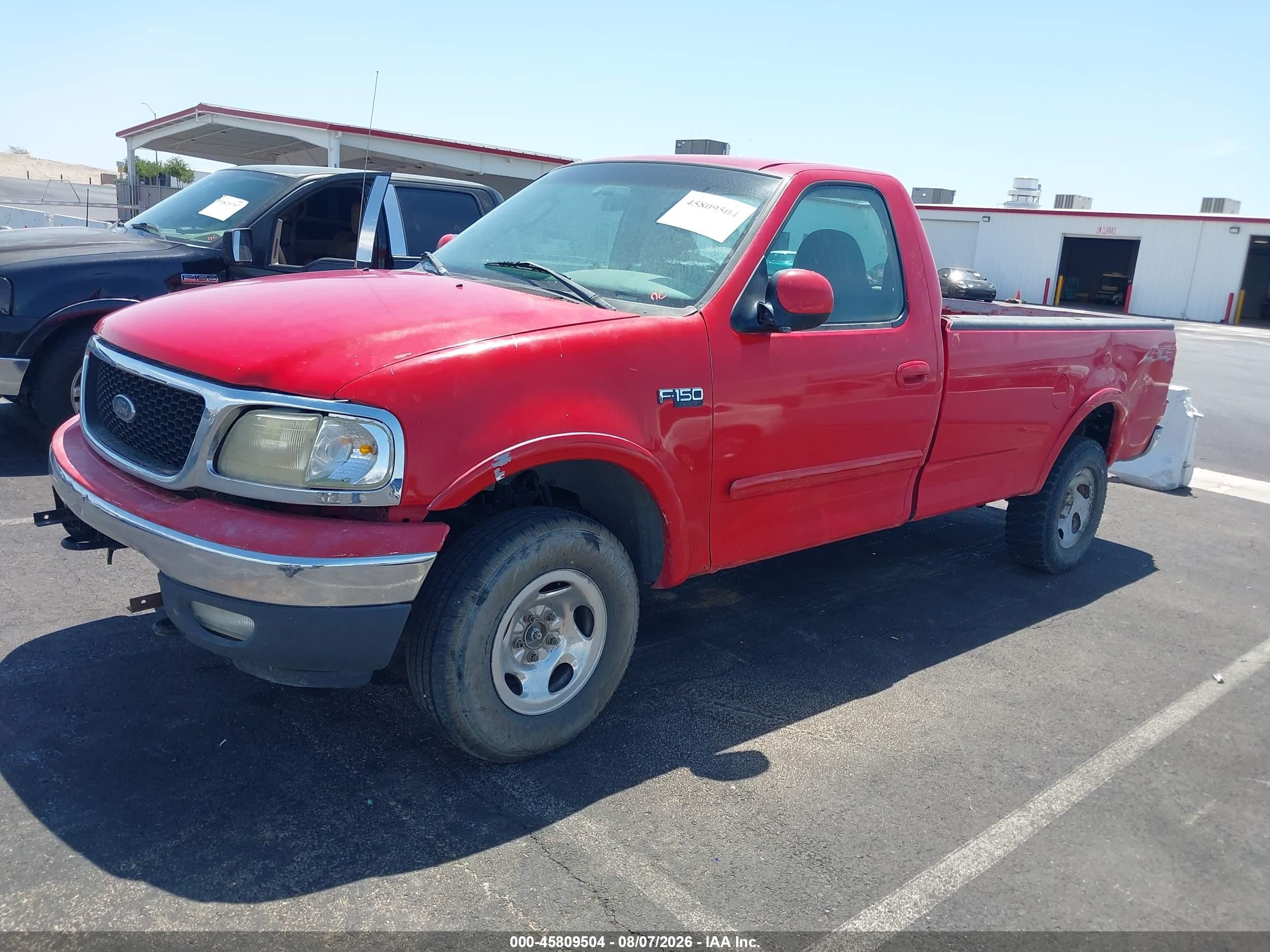 2003 Ford F-150 Xl/xlt Red vin: 2FTRF18203CA56809