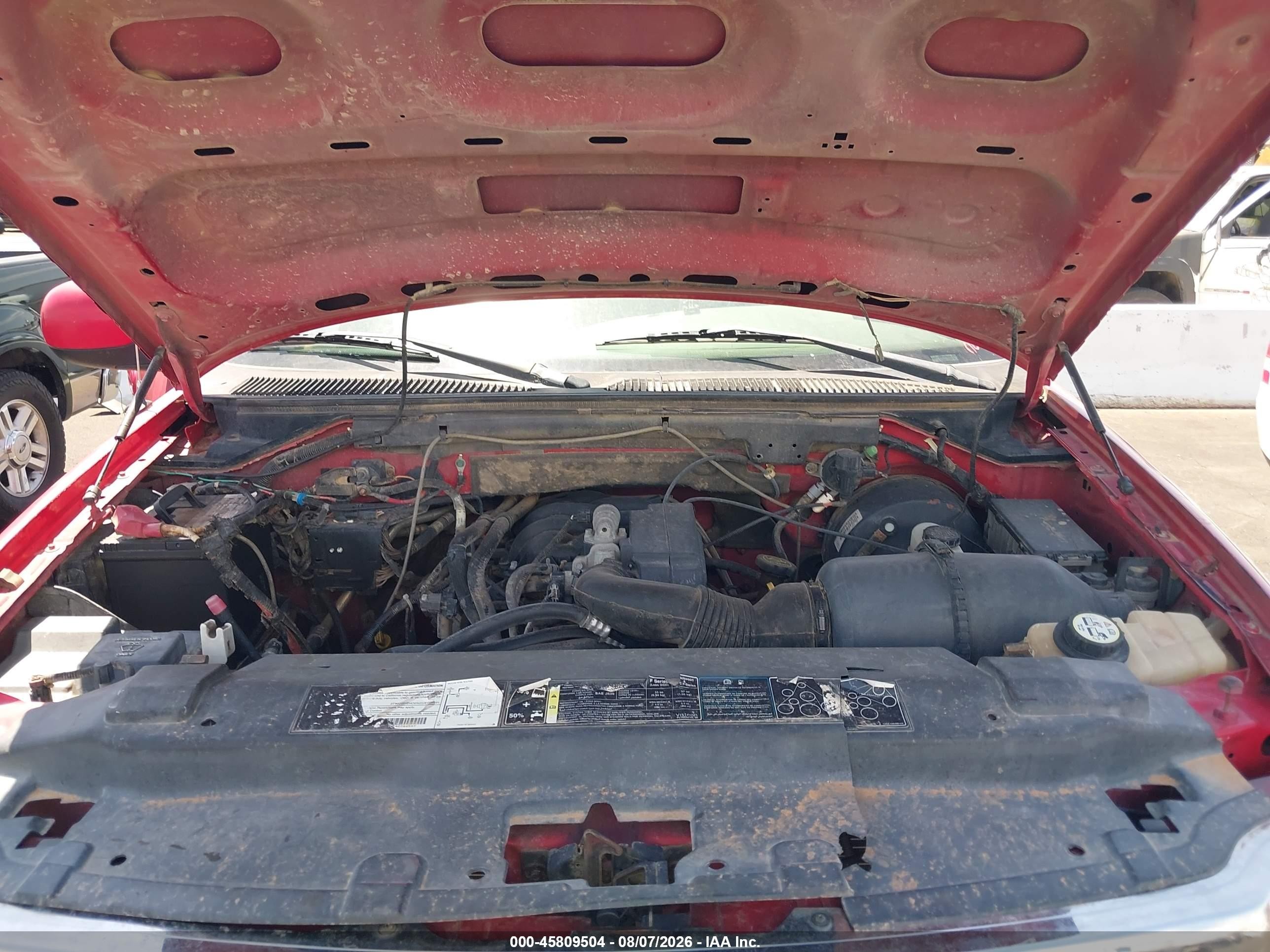 2003 Ford F-150 Xl/xlt Red vin: 2FTRF18203CA56809