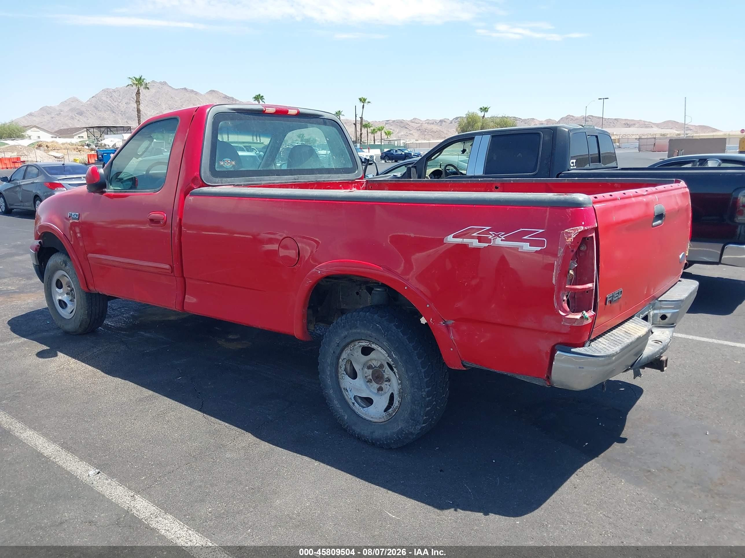 2003 Ford F-150 Xl/xlt Red vin: 2FTRF18203CA56809