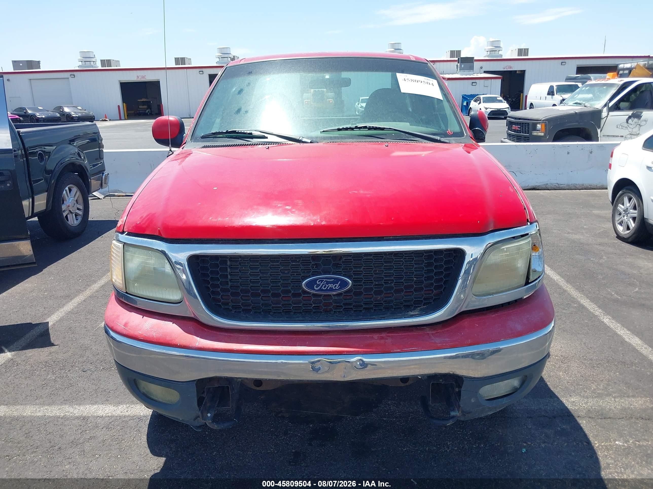 2003 Ford F-150 Xl/xlt Red vin: 2FTRF18203CA56809