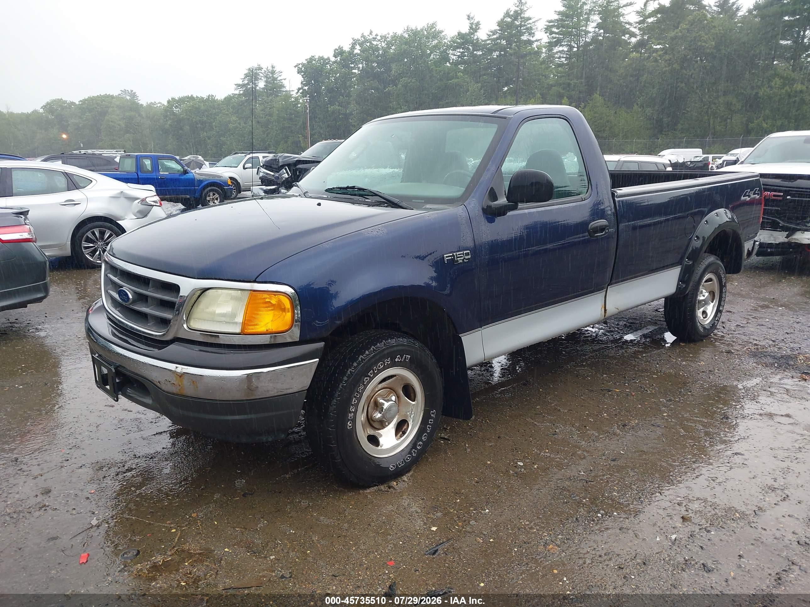 2004 Ford F-150 Heritage Xl/xlt Dark Blue vin: 2FTRF18204CA41504