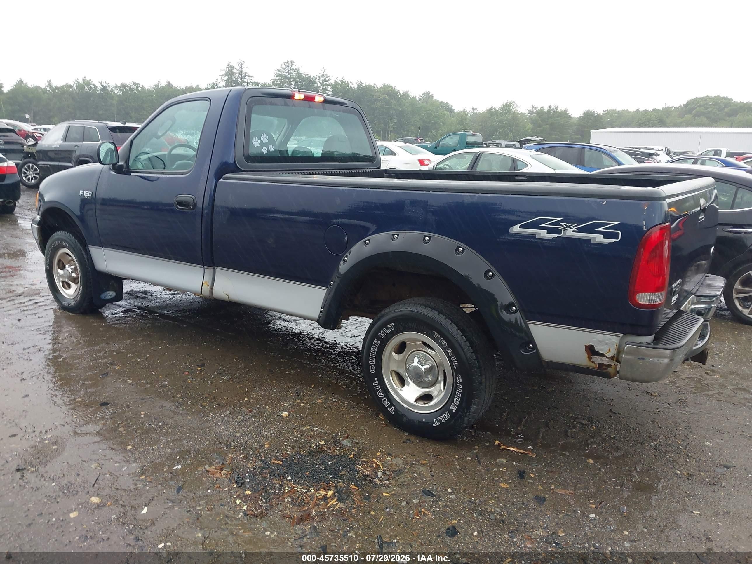 2004 Ford F-150 Heritage Xl/xlt Dark Blue vin: 2FTRF18204CA41504