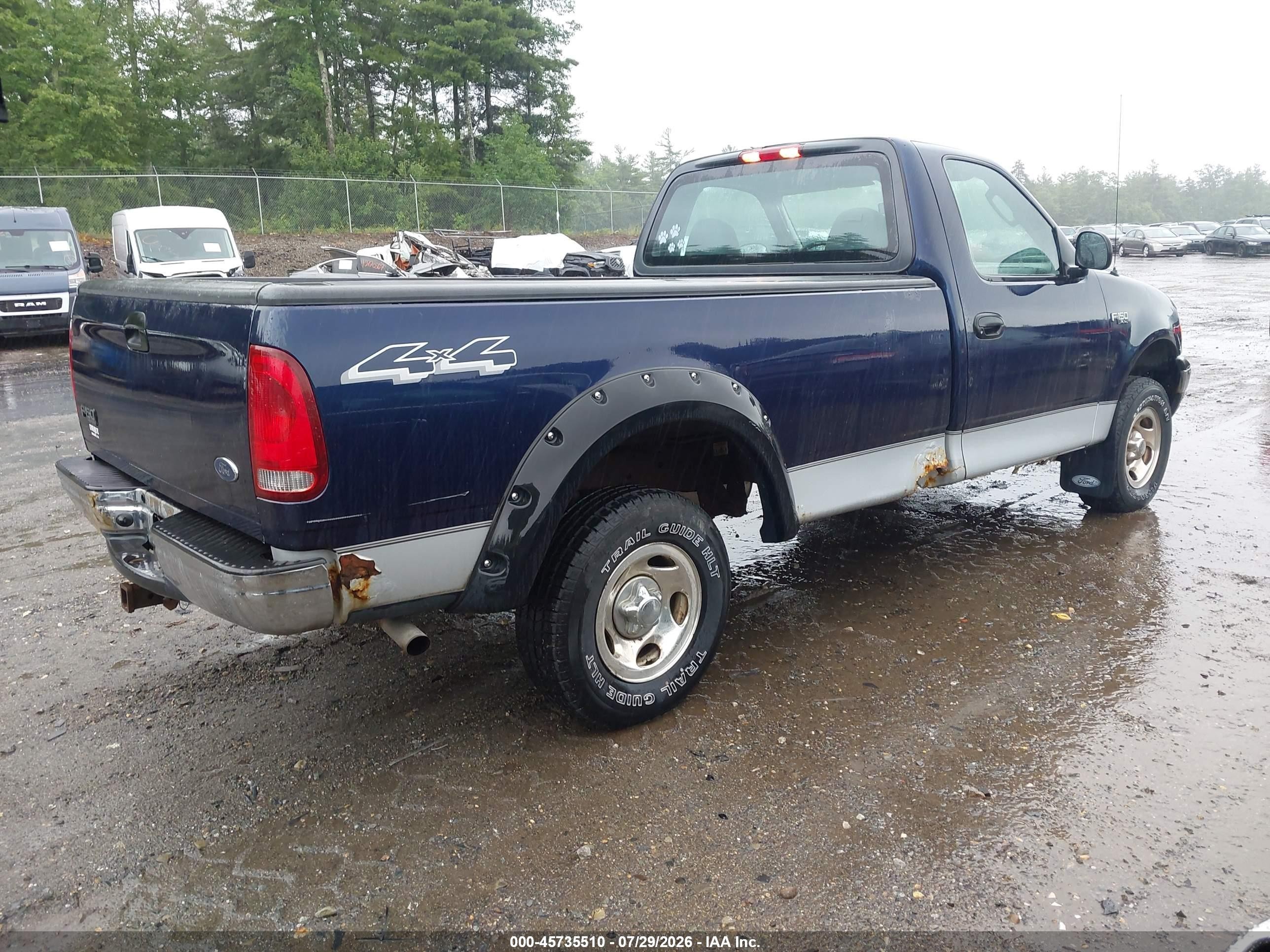 2004 Ford F-150 Heritage Xl/xlt Dark Blue vin: 2FTRF18204CA41504
