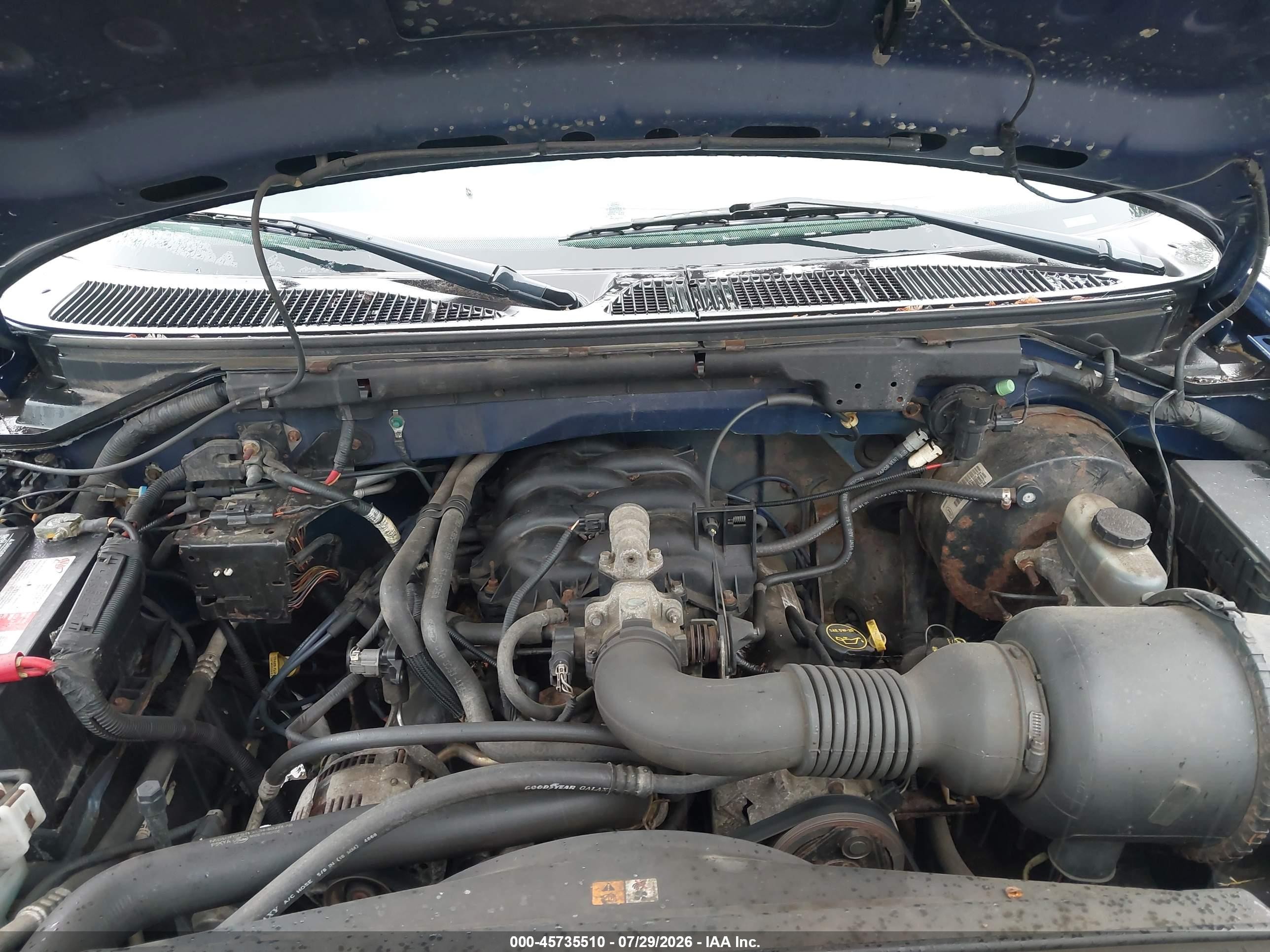 2004 Ford F-150 Heritage Xl/xlt Dark Blue vin: 2FTRF18204CA41504