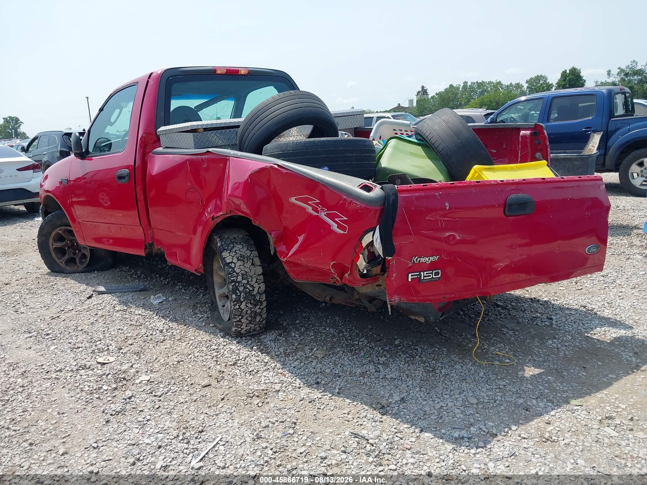2004 Ford F-150 Heritage Xl/xlt Red vin: 2FTRF18244CA12815