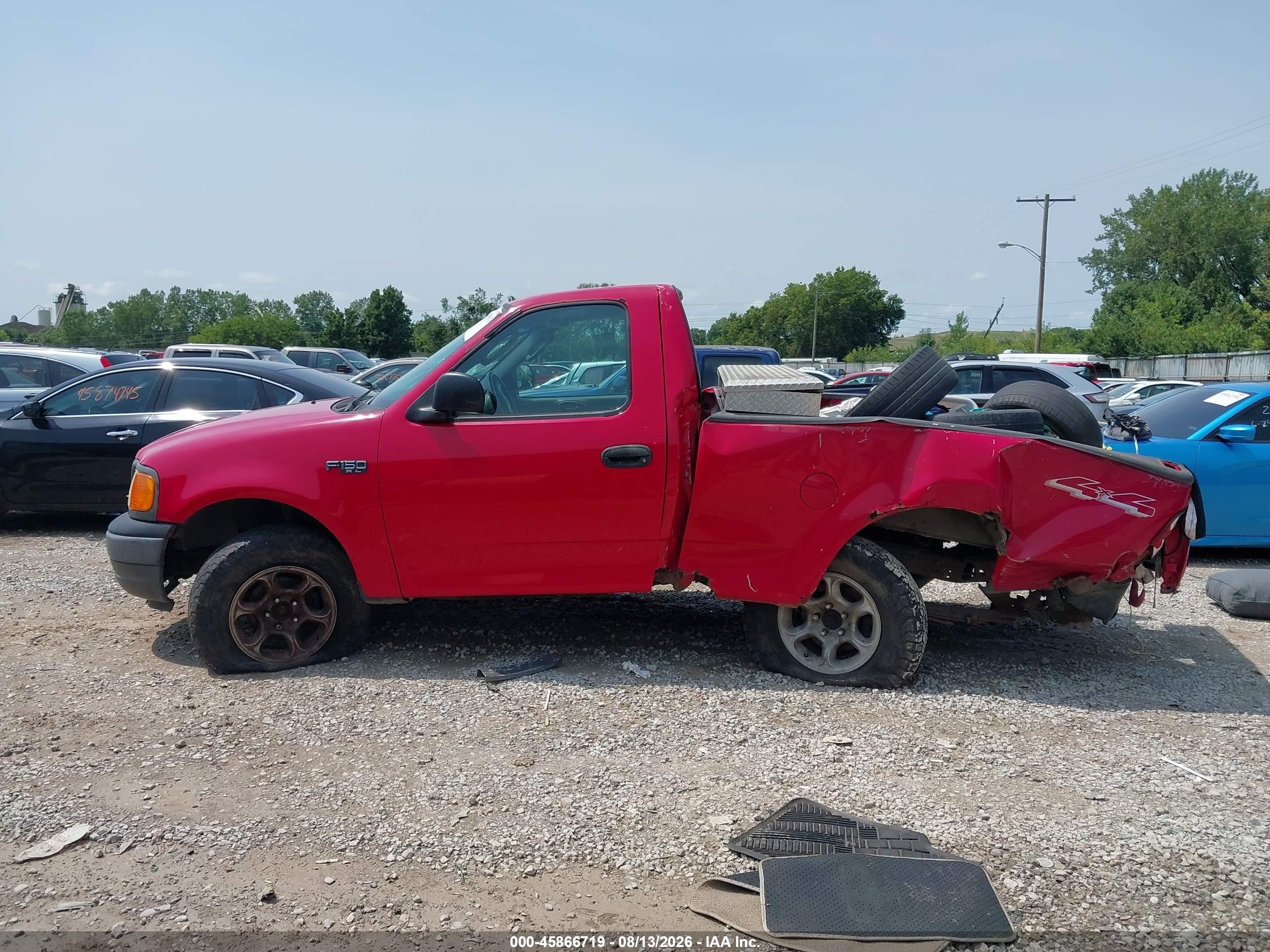 2004 Ford F-150 Heritage Xl/xlt Red vin: 2FTRF18244CA12815