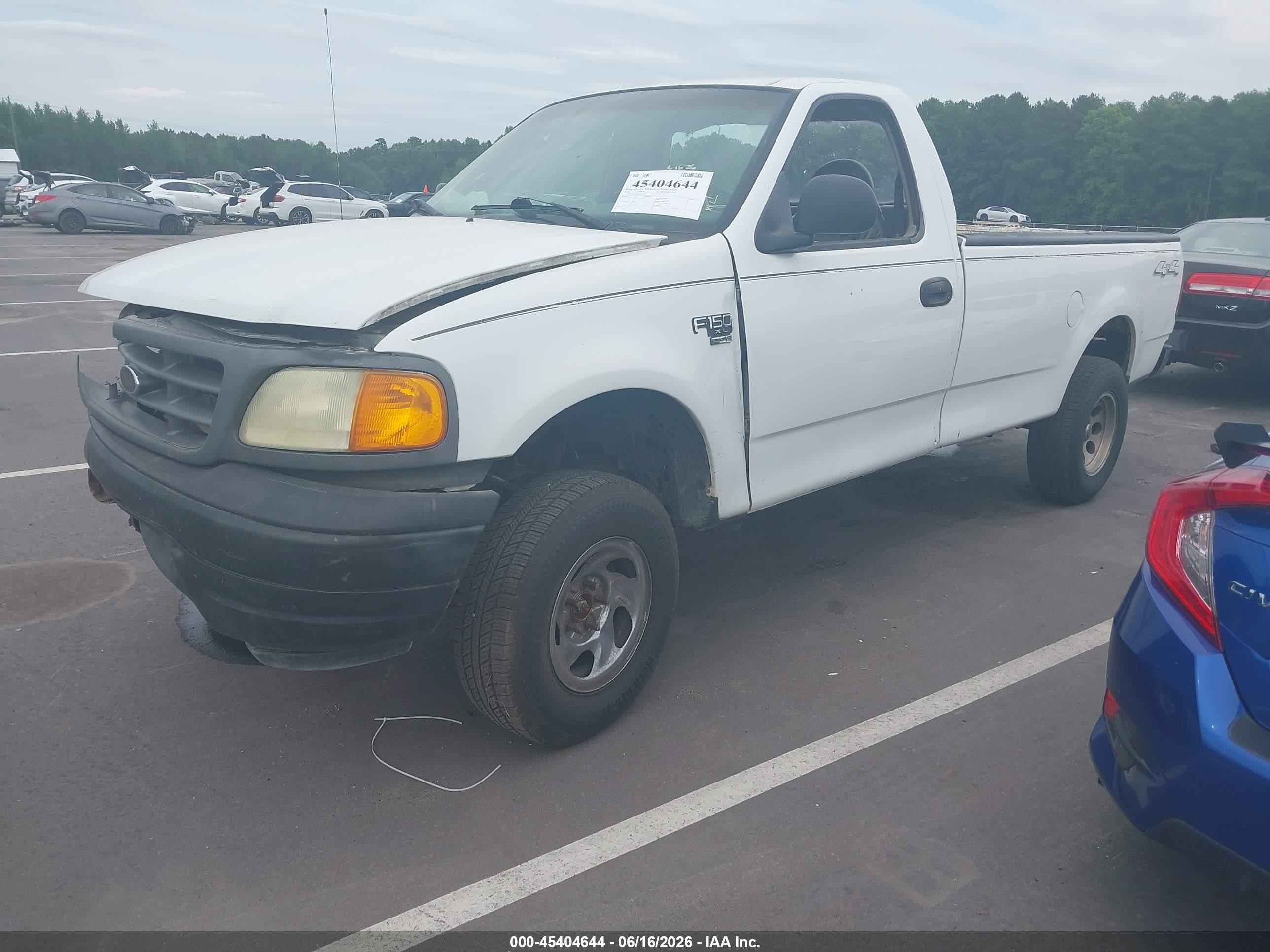 2004 Ford F-150 Heritage Xl/xlt White vin: 2FTRF18W94CA37809