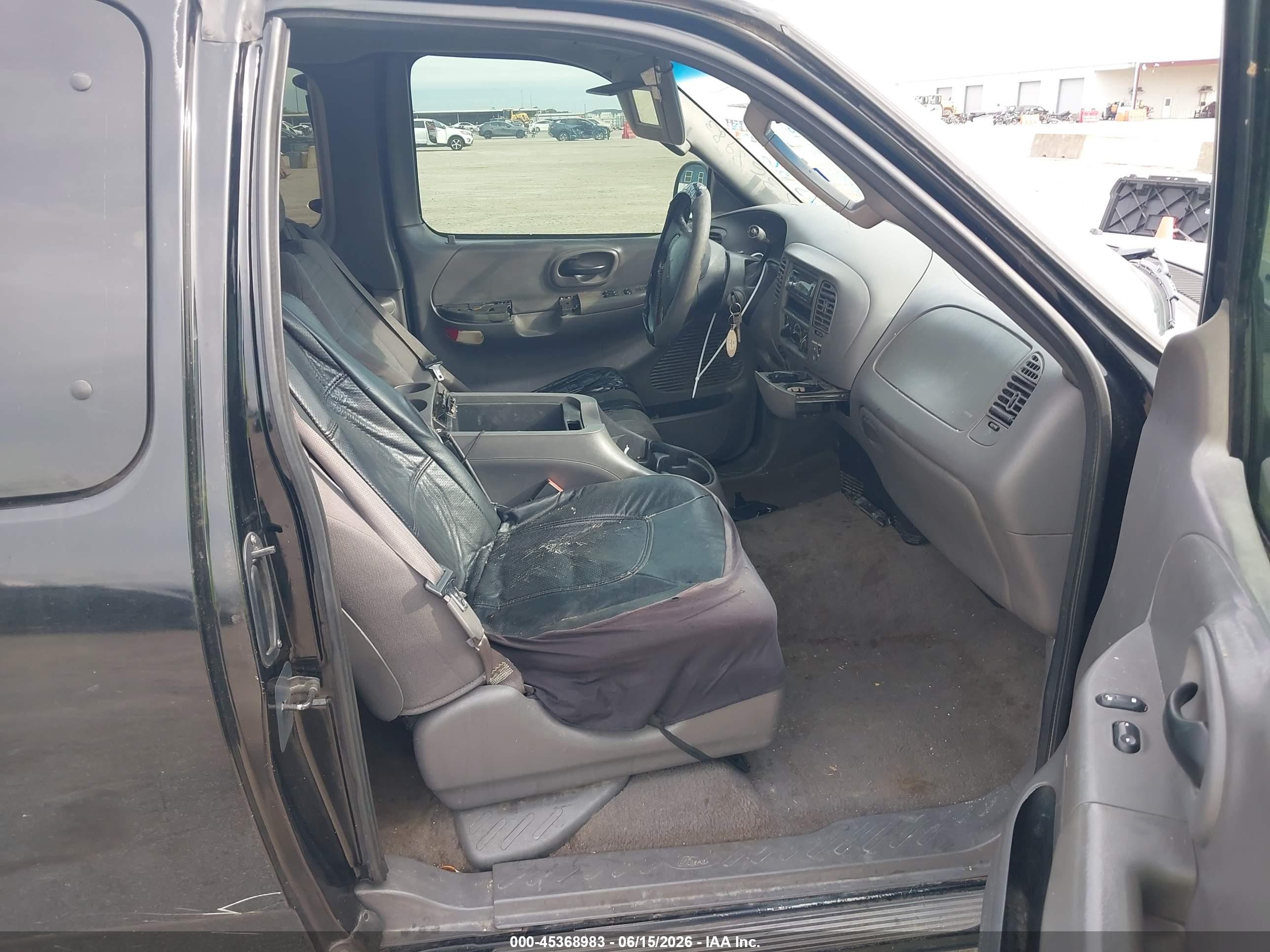 2002 Ford F-150 Lariat/xl/xlt Black vin: 2FTRX07L42CA50754