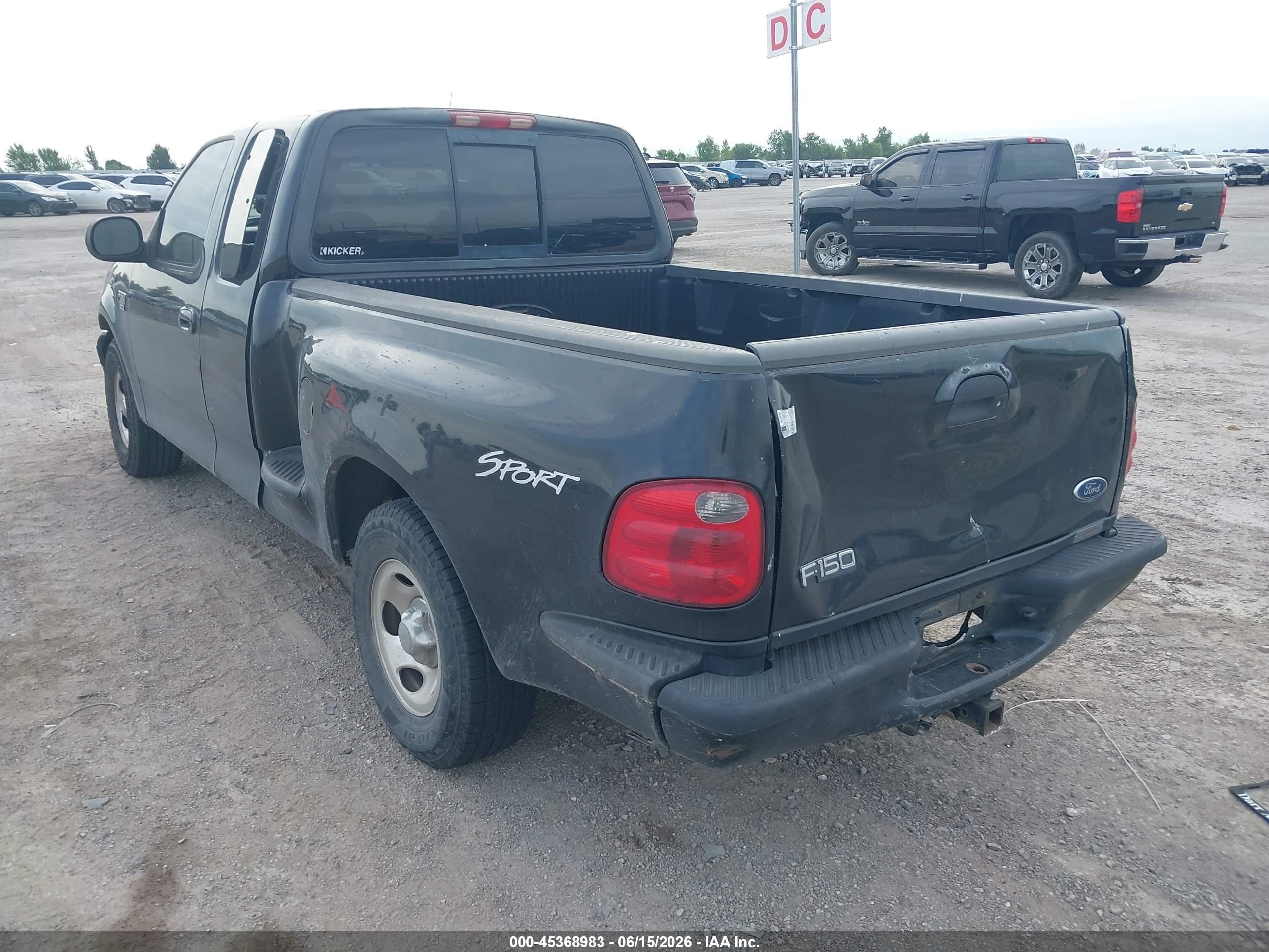 2002 Ford F-150 Lariat/xl/xlt Black vin: 2FTRX07L42CA50754