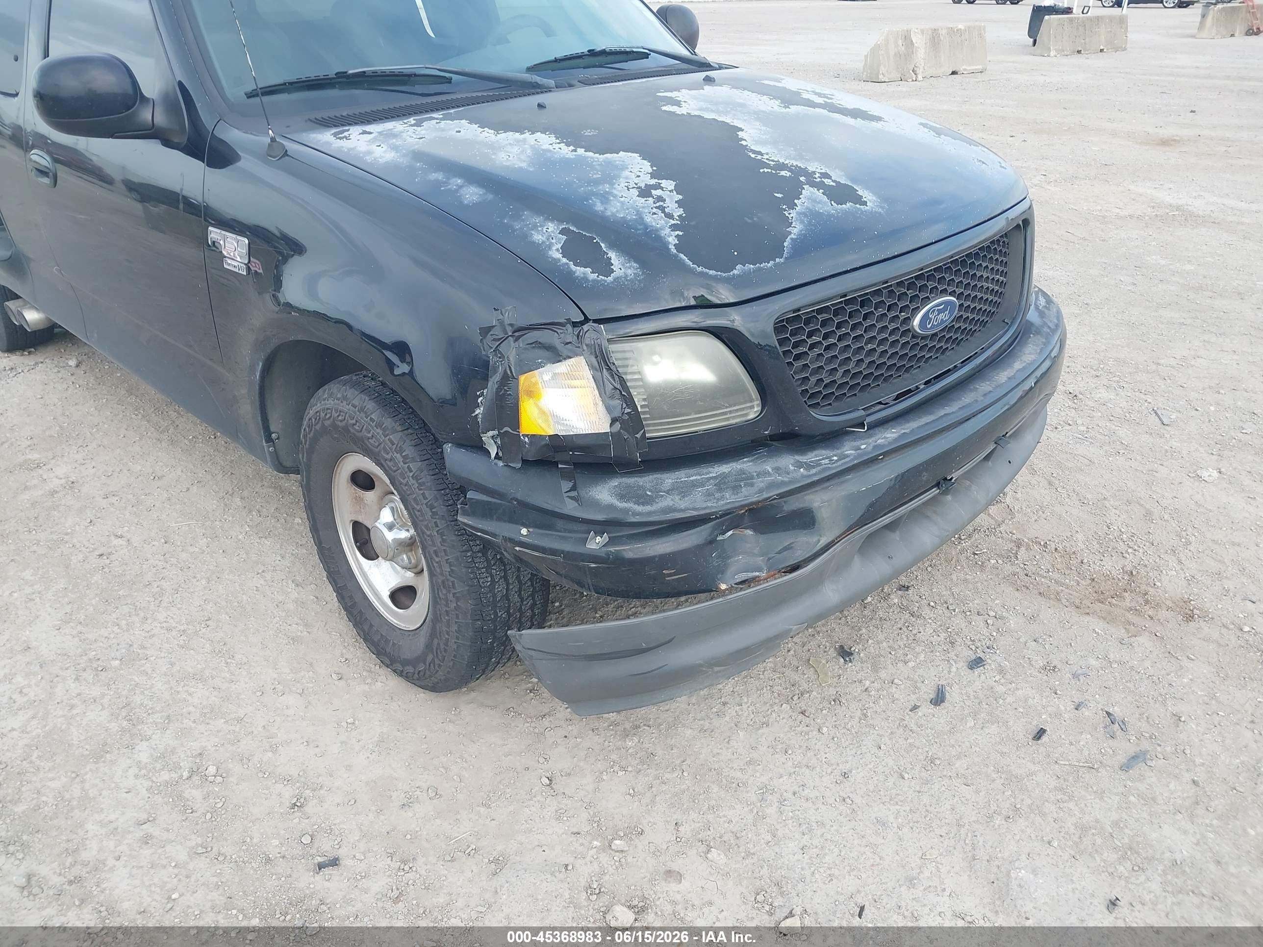 2002 Ford F-150 Lariat/xl/xlt Black vin: 2FTRX07L42CA50754