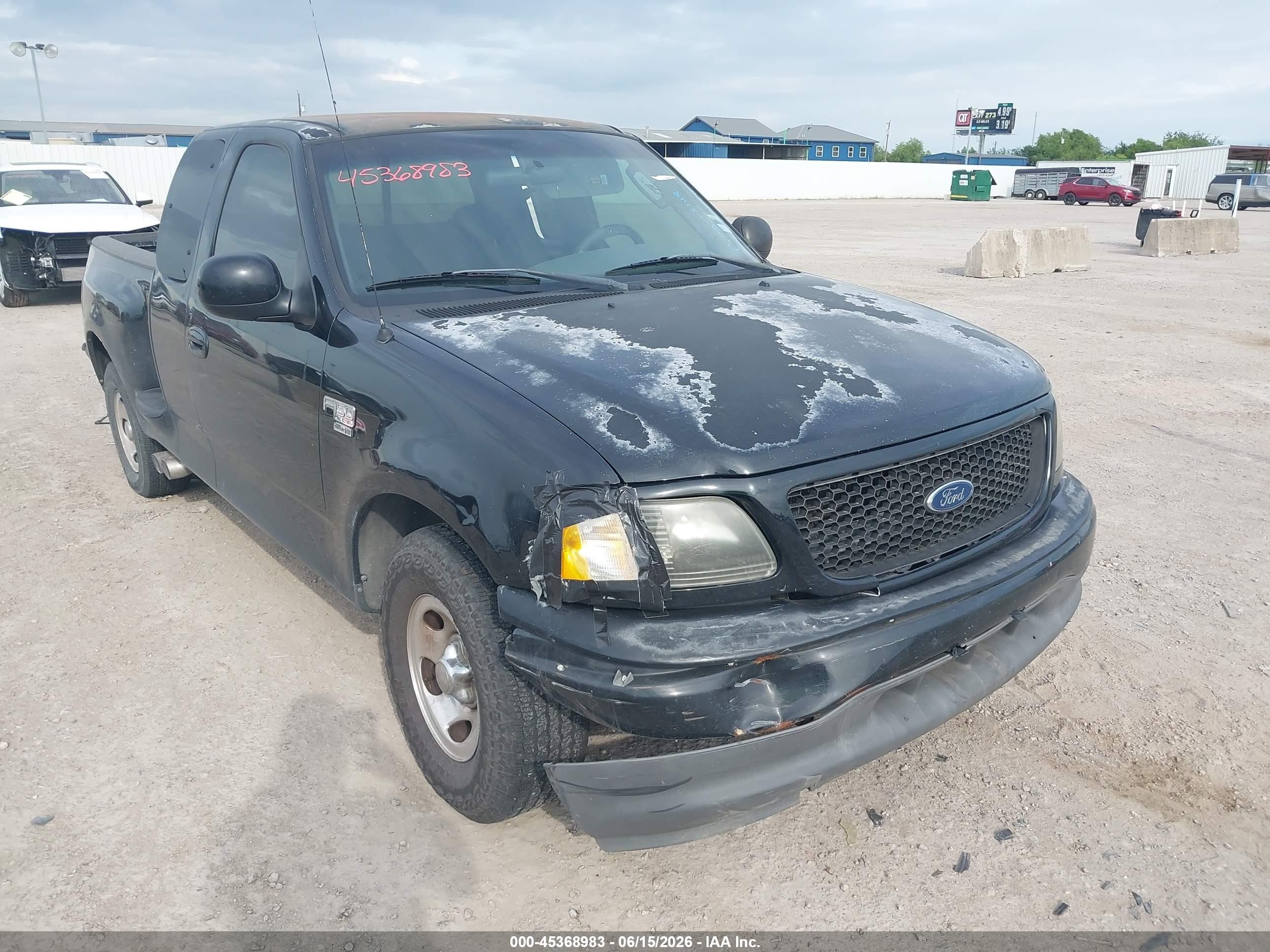 2002 Ford F-150 Lariat/xl/xlt Black vin: 2FTRX07L42CA50754