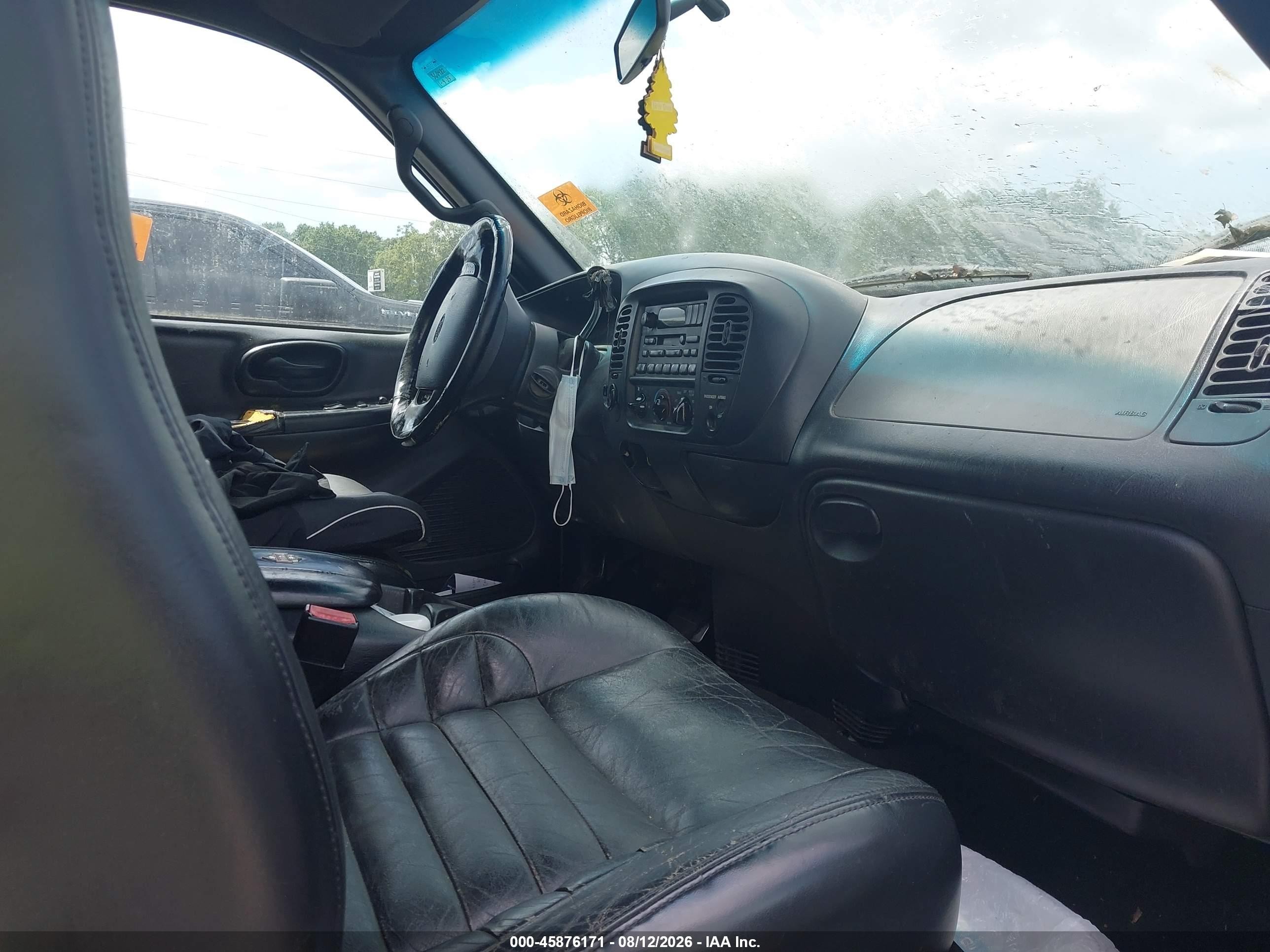 2000 Ford F-150 Lariat/xl/xlt Black vin: 2FTRX07L7YCB09448