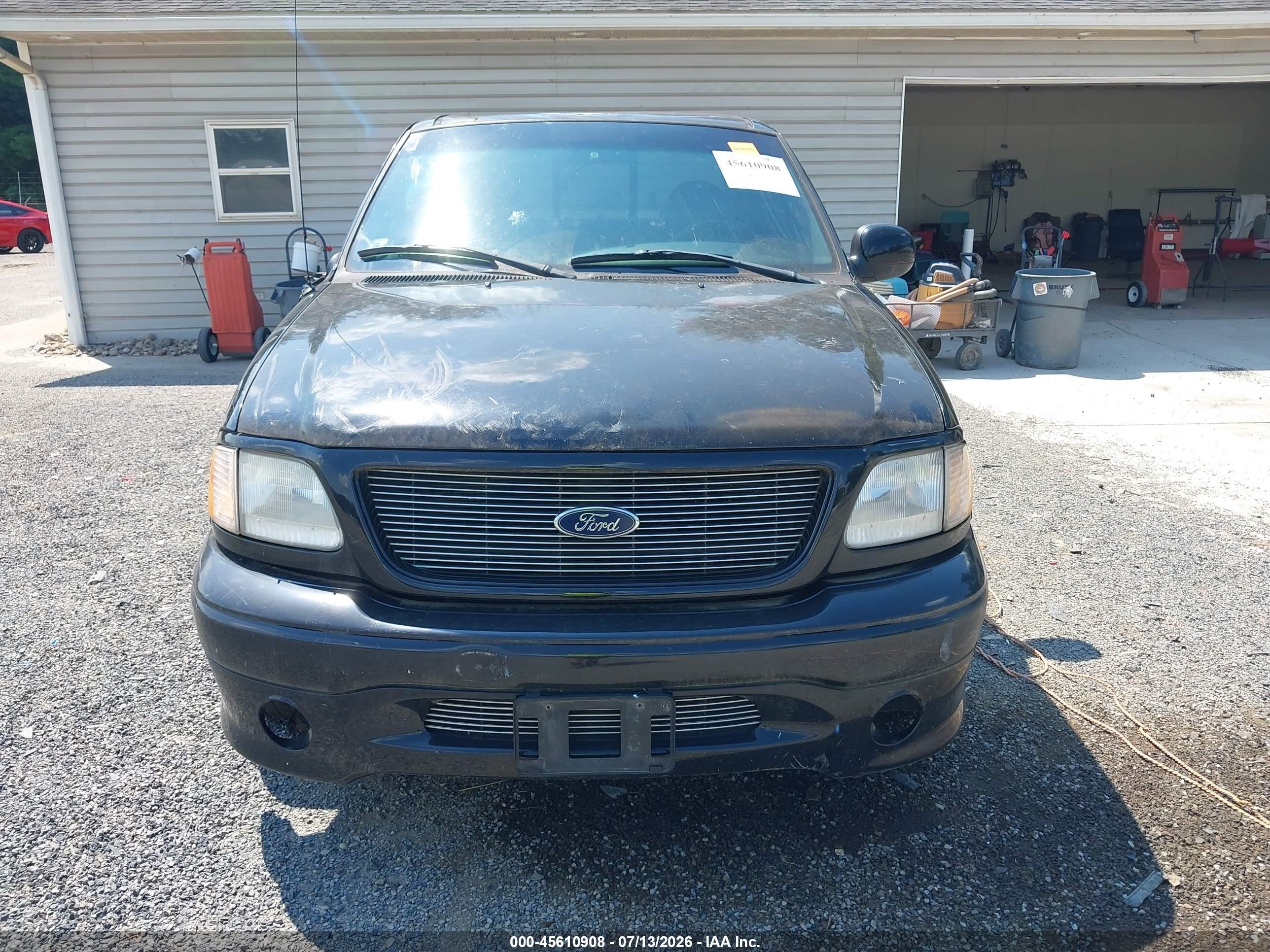 2000 Ford F-150 Lariat/xl/xlt Black vin: 2FTRX07L7YCB16979