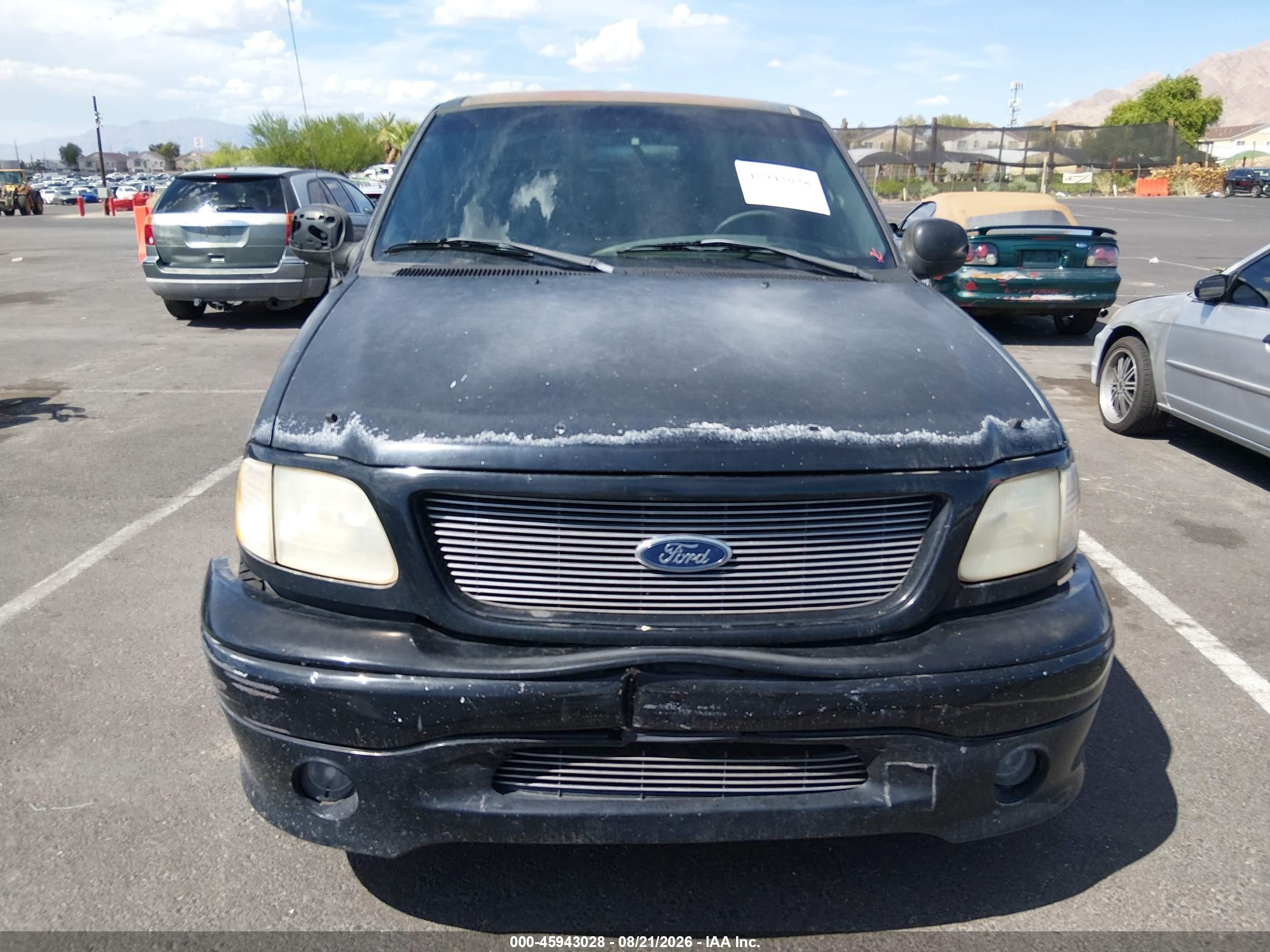 2000 Ford F-150 Lariat/xl/xlt Black vin: 2FTRX07L7YCB17355
