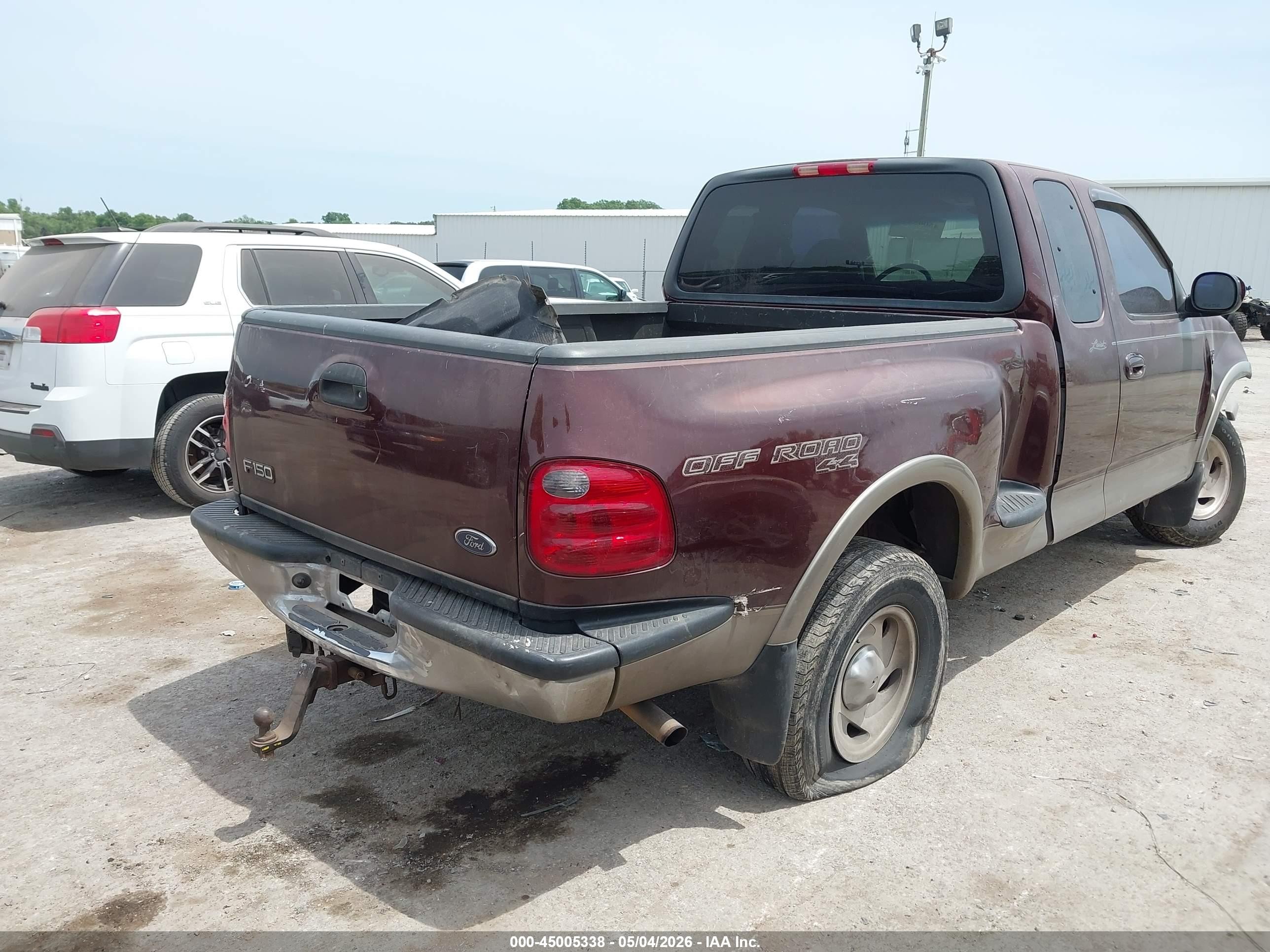 2001 Ford F-150 Lariat/xl/xlt Maroon vin: 2FTRX08L21CA16020
