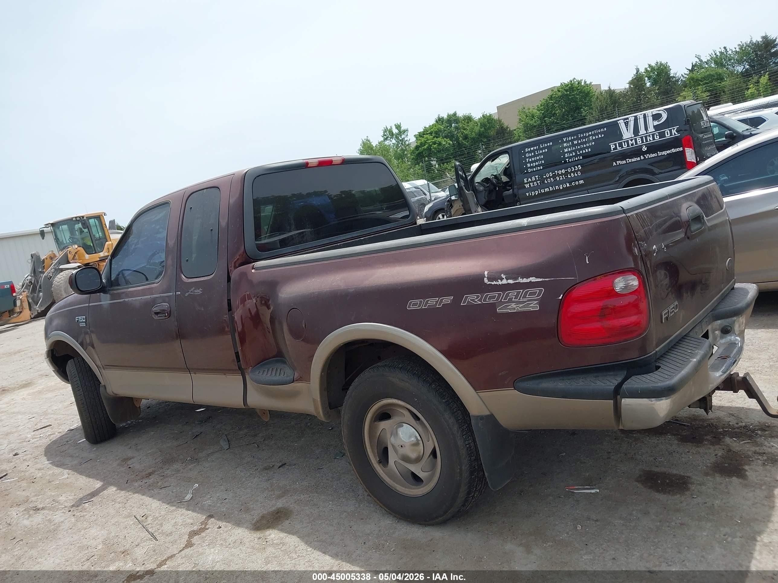 2001 Ford F-150 Lariat/xl/xlt Maroon vin: 2FTRX08L21CA16020