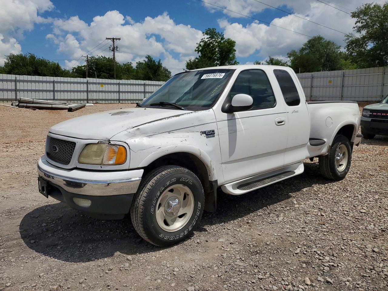 2001 Ford F150 White vin: 2FTRX08L21CA23243